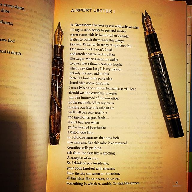 It&rsquo;s good luck to read a poem by Paul Guest just before AWP, this poem is from his book, My Index of Slightly Horrifying Knowledge. #poetryisnotdead #awp2019 @paulmguest #poemoftheday #poetry #poetrycommunity #poet #fountainpengeeks #cigarafici