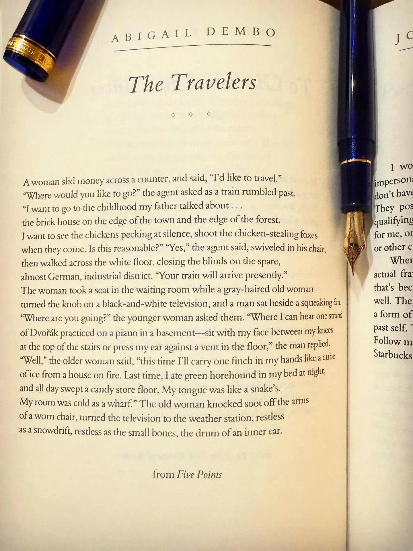 Abby Dembo is truly a wonderful poet. This is her poem in the 2025 Best American Poetry. I&rsquo;m sure it&rsquo;s simply her first of many appearances in this annual anthology. This poem originally appeared in Five Points.

#thewrtinglife  #charless