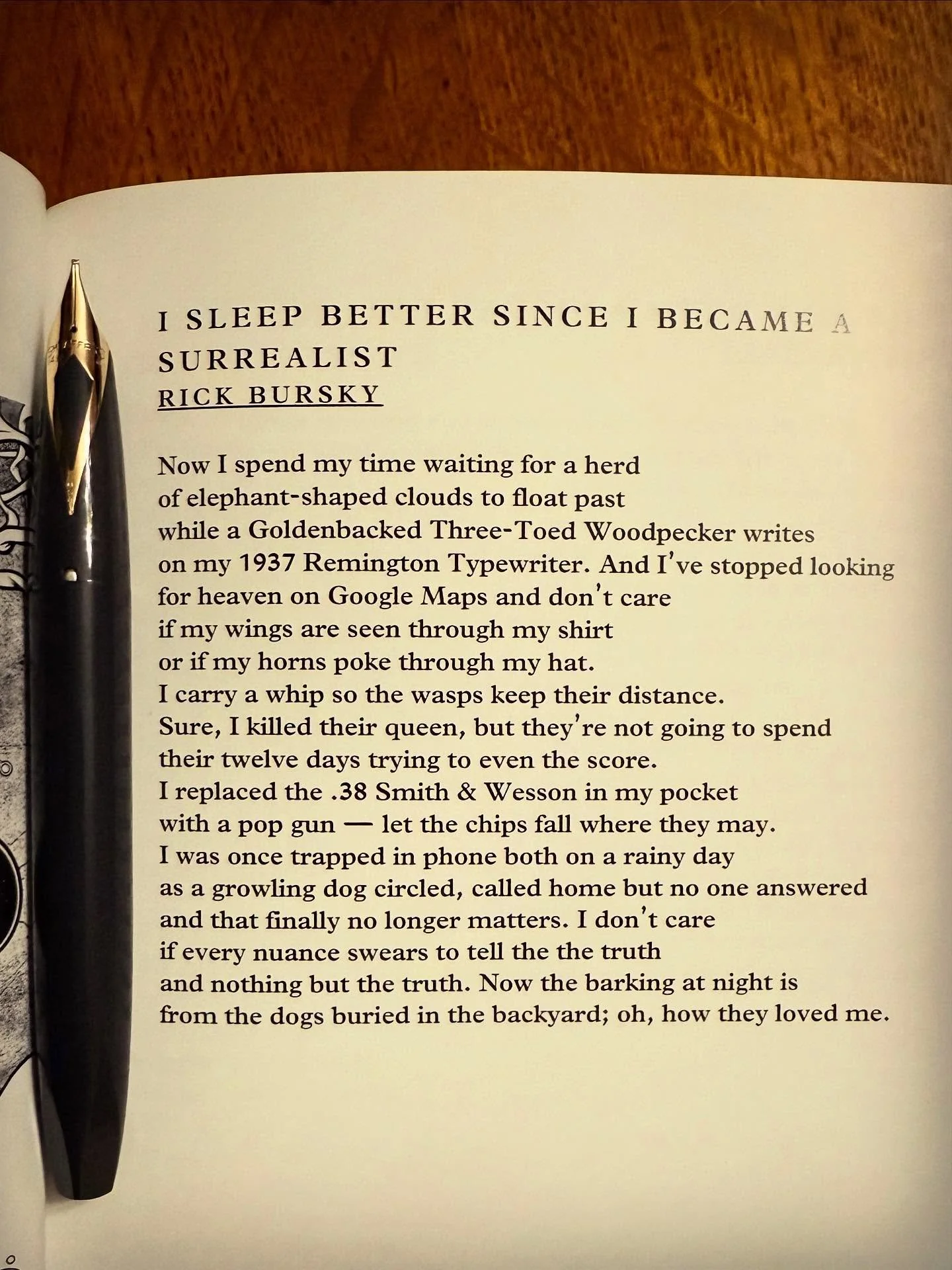 I&rsquo;m thrilled to have a poem in Dogwood Alchemy, actually have two poems in it, Vol. 2, 2025. 

#thewritinglife #poetry #poemoftheday #fountainpen #cigaraficionado  #modernpoetry #longlivepoetry #Lifeisapoem #iowawritersworkshop #surrealism  #in