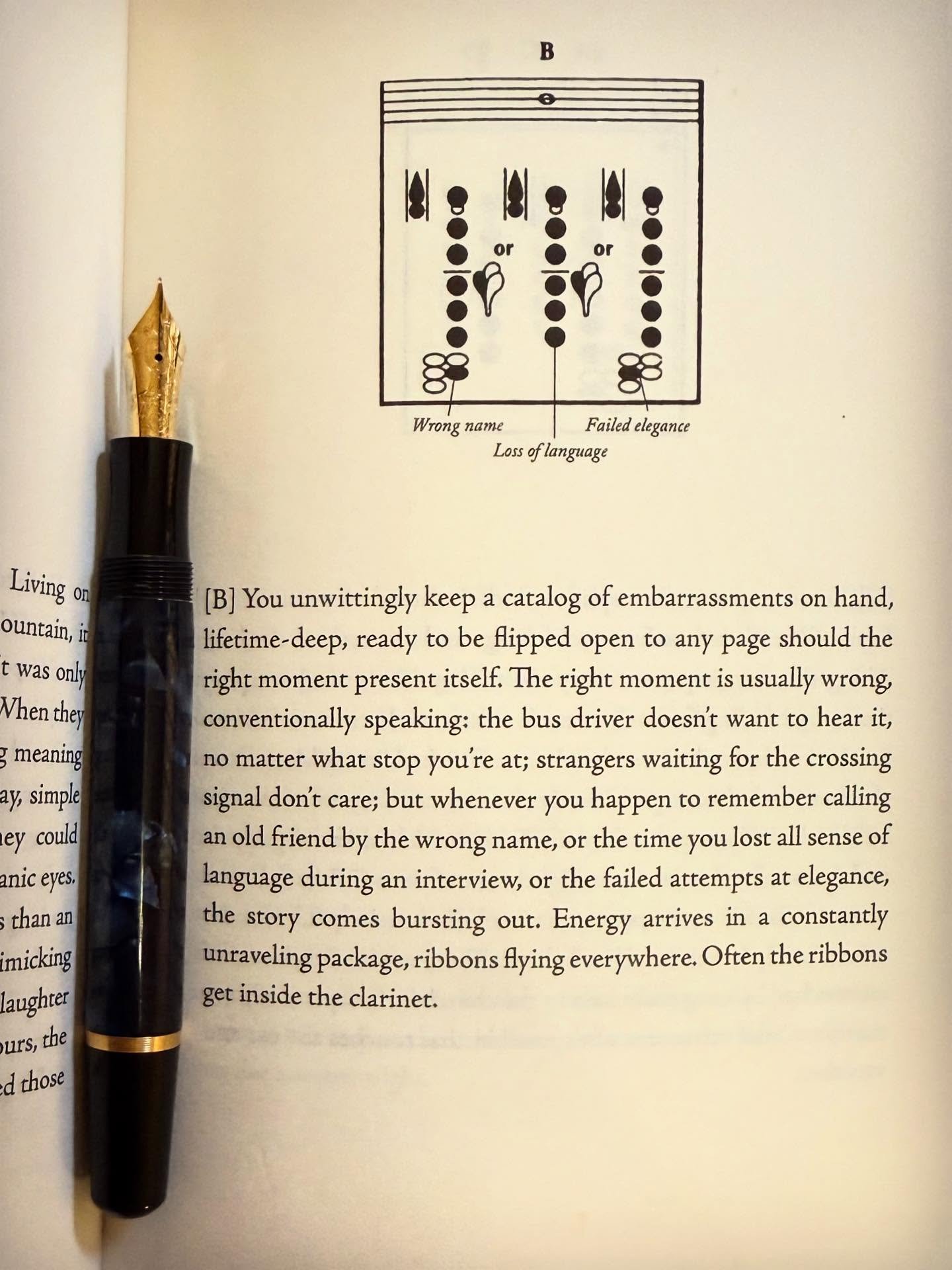 This is a prose poem from Ryan Mihaly&rsquo;s book, B-Flat Clarinet Fingering Chart. It&rsquo;s great. Speaking of clarinet &hellip; now I&rsquo;m gonna practice playing my Buffet Crampon R13 in mopane.
&nbsp;
#thewritinglife #poetsofinstagram #write