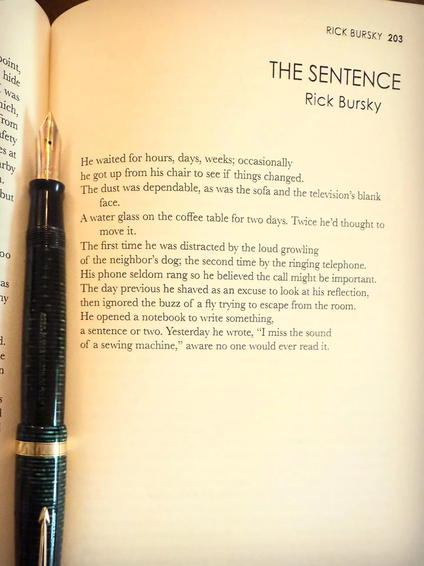 I&rsquo;m thrilled to have a poem in the new issue of the Chicago Quarterly Review, Vol. 42, Fall 2025. 

#thewritinglife #poetry #poemoftheday #fountainpen #cigaraficionado #poetryislove #modernpoetry #Lifeisapoem #iowawritersworkshop #instapoetry #
