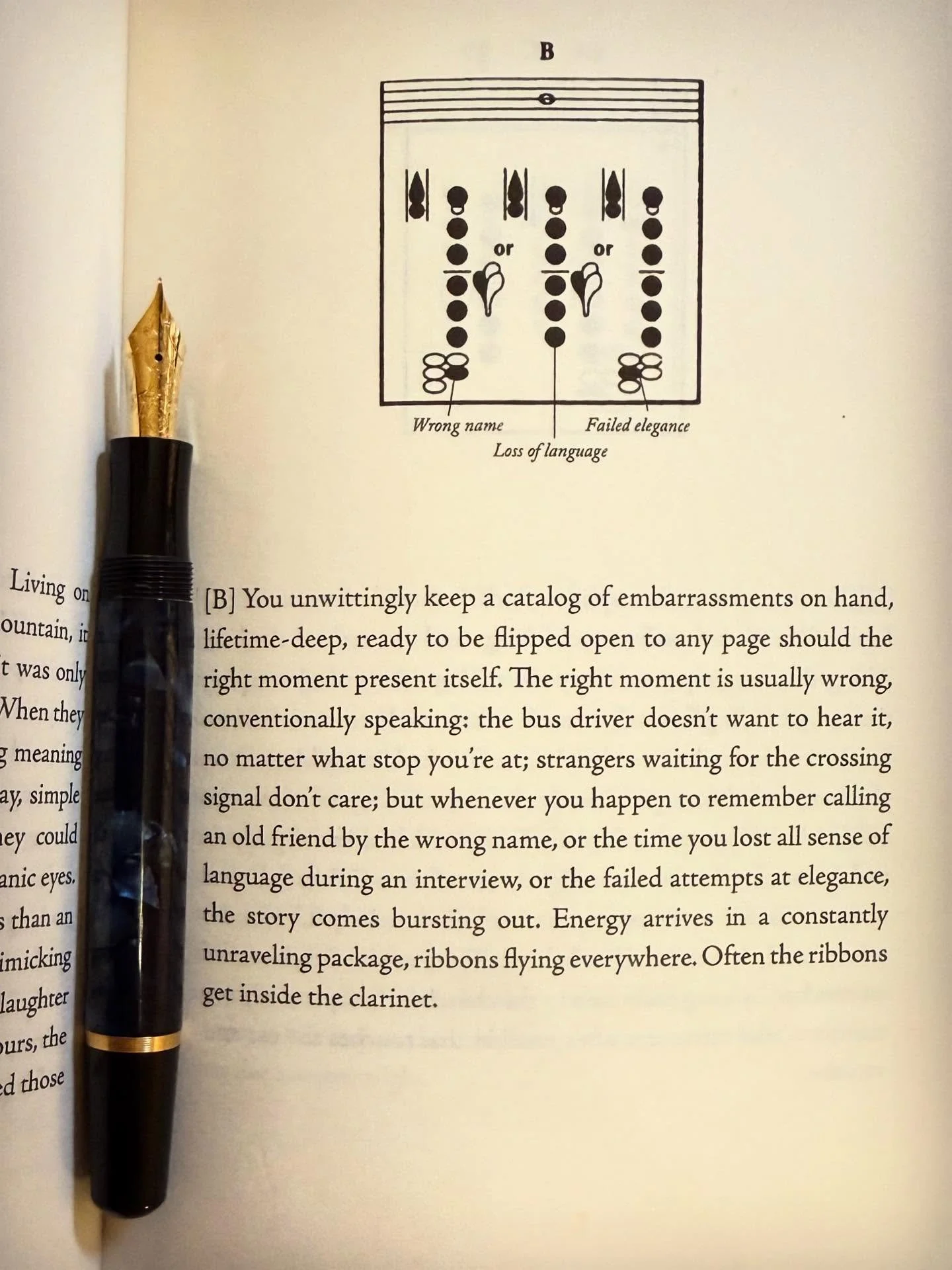 This is a prose poem from Ryan Mihaly&rsquo;s book, B-Flat Clarinet Fingering Chart. It&rsquo;s great. Speaking of clarinet &hellip; now I&rsquo;m gonna practice playing my Buffet Crampon R13 in mopane.
&nbsp;
#thewritinglife #poetsofinstagram #write