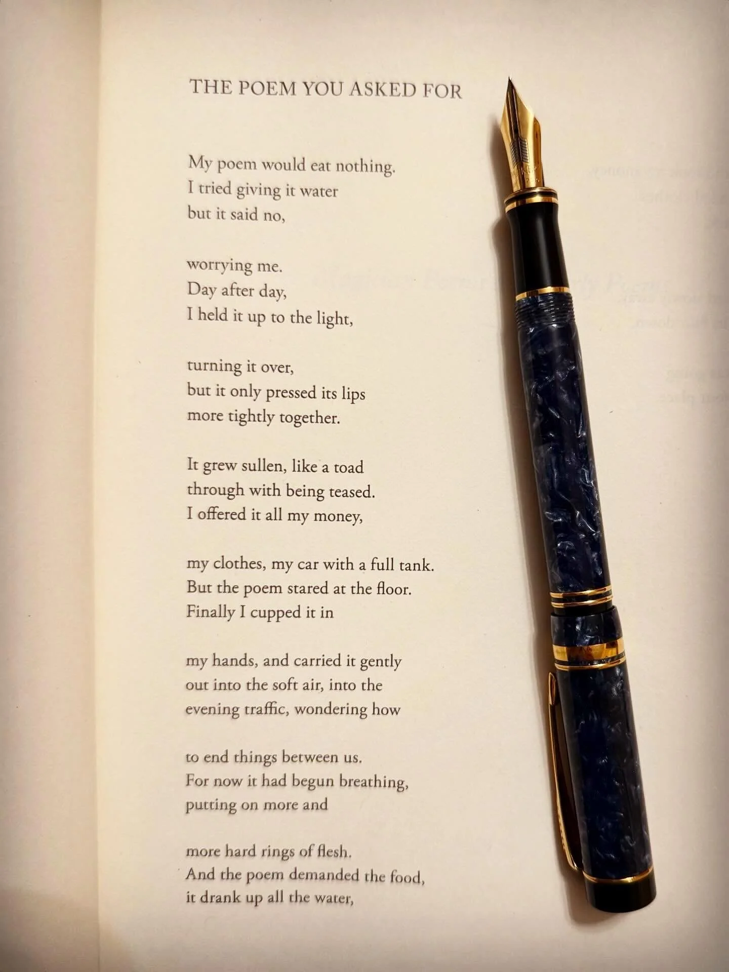 This poem is by Larry Levis and from the new book, Swirl &amp; Vortex Larry Levis Collected Poems, a long overdue book published by Copper Canyon Press. Levis was a great poet. You should get this book, really, you should.

#thewritinglife #poemoft