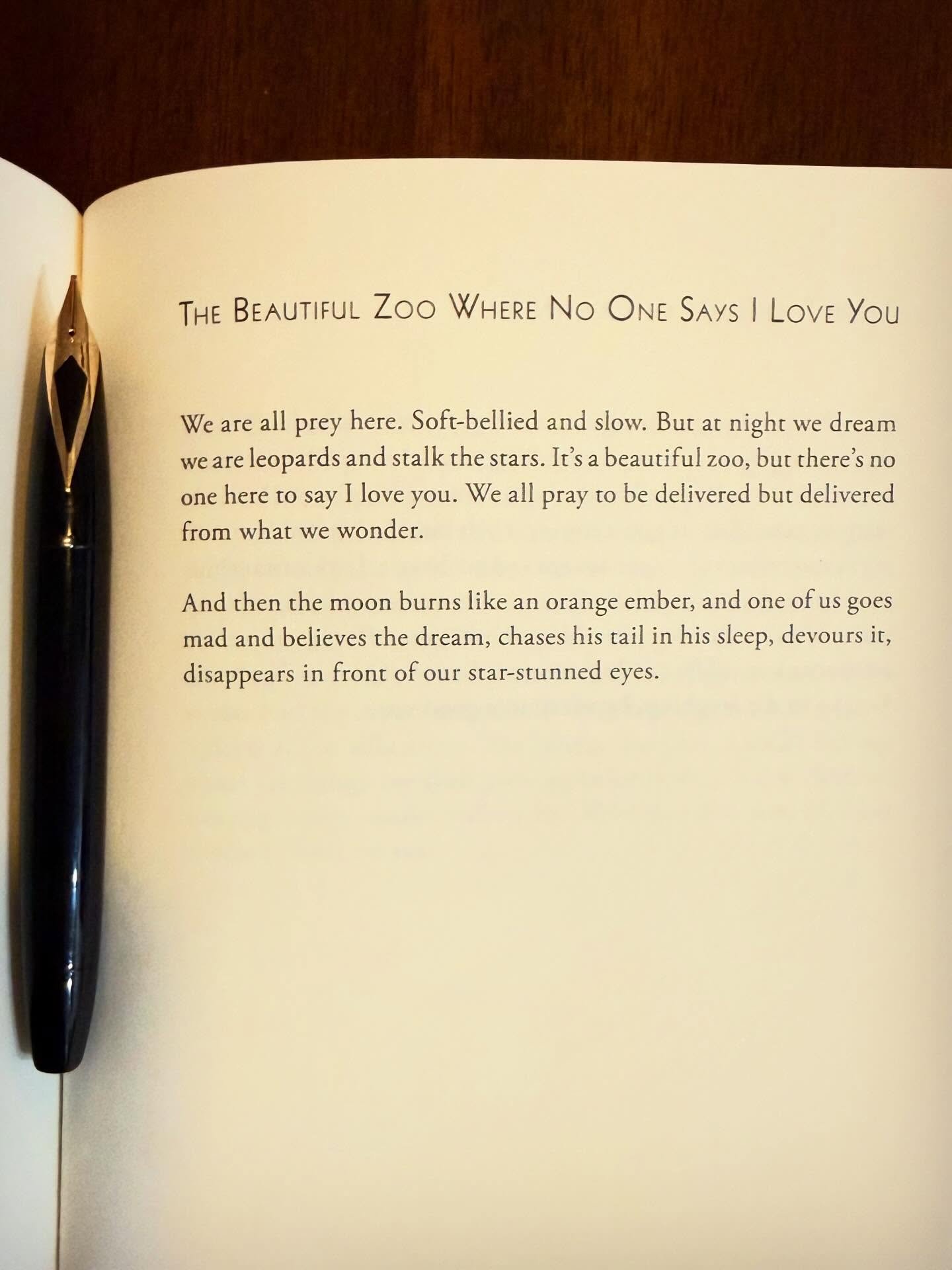 Time to drop in on Christopher Kennedy, a poem from his book, Clues From The Animal Kingdom, BOA Editions. It&rsquo;s one of my favorite books.

#thewritinglife #poetry #poemoftheday #fountainpen #cigaraficionado #poetryislove #boaeditions  #modernpo