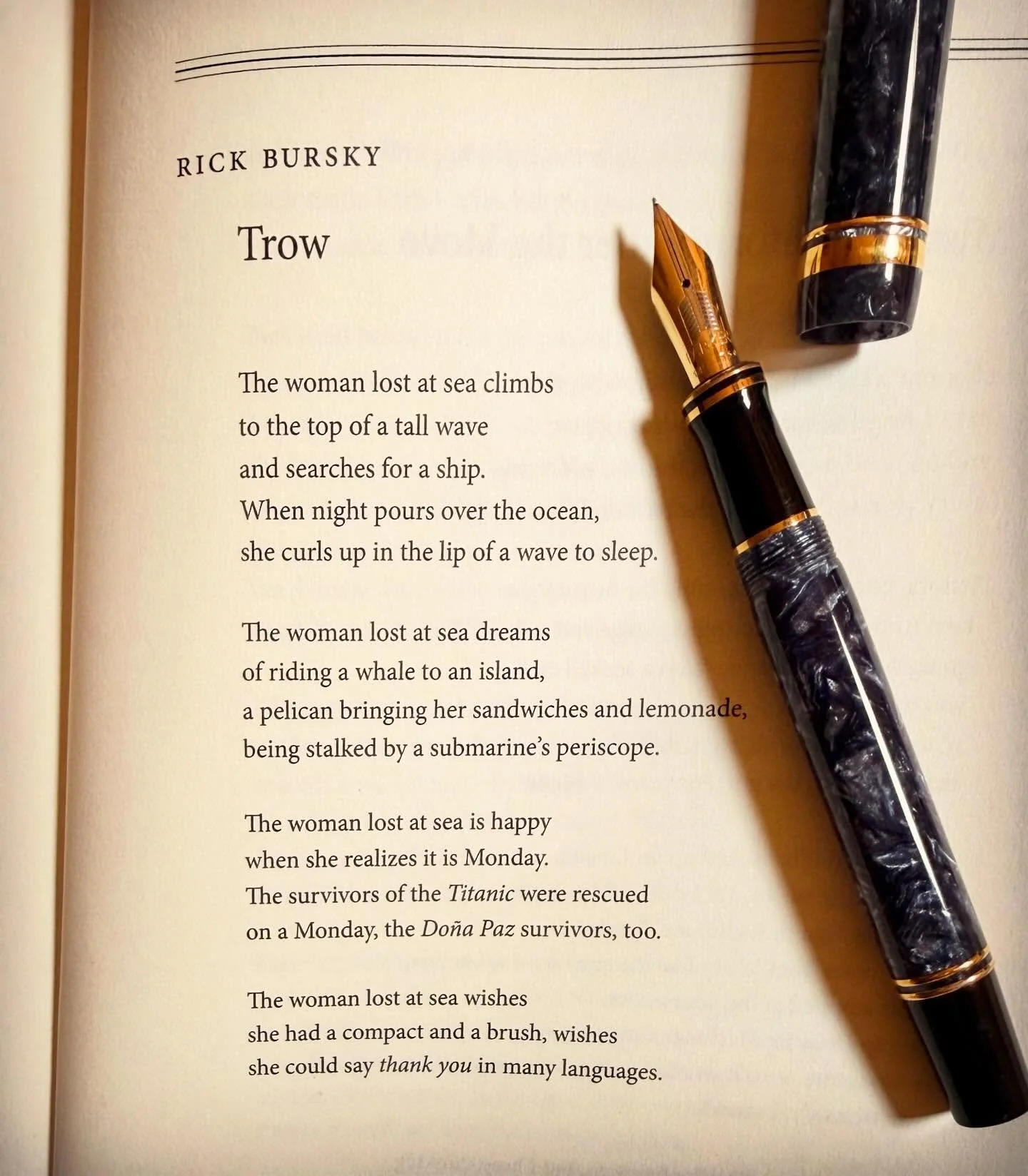 I&rsquo;m thrilled to have a poem in the current issue of the Southern Review, volume 62:2, spring 2026. It also has a couple of my favorite poets in it &hellip; Albert Goldbarth &amp; Mark Irwin.

#thewritinglife #poetry #poemoftheday #fountainpen #