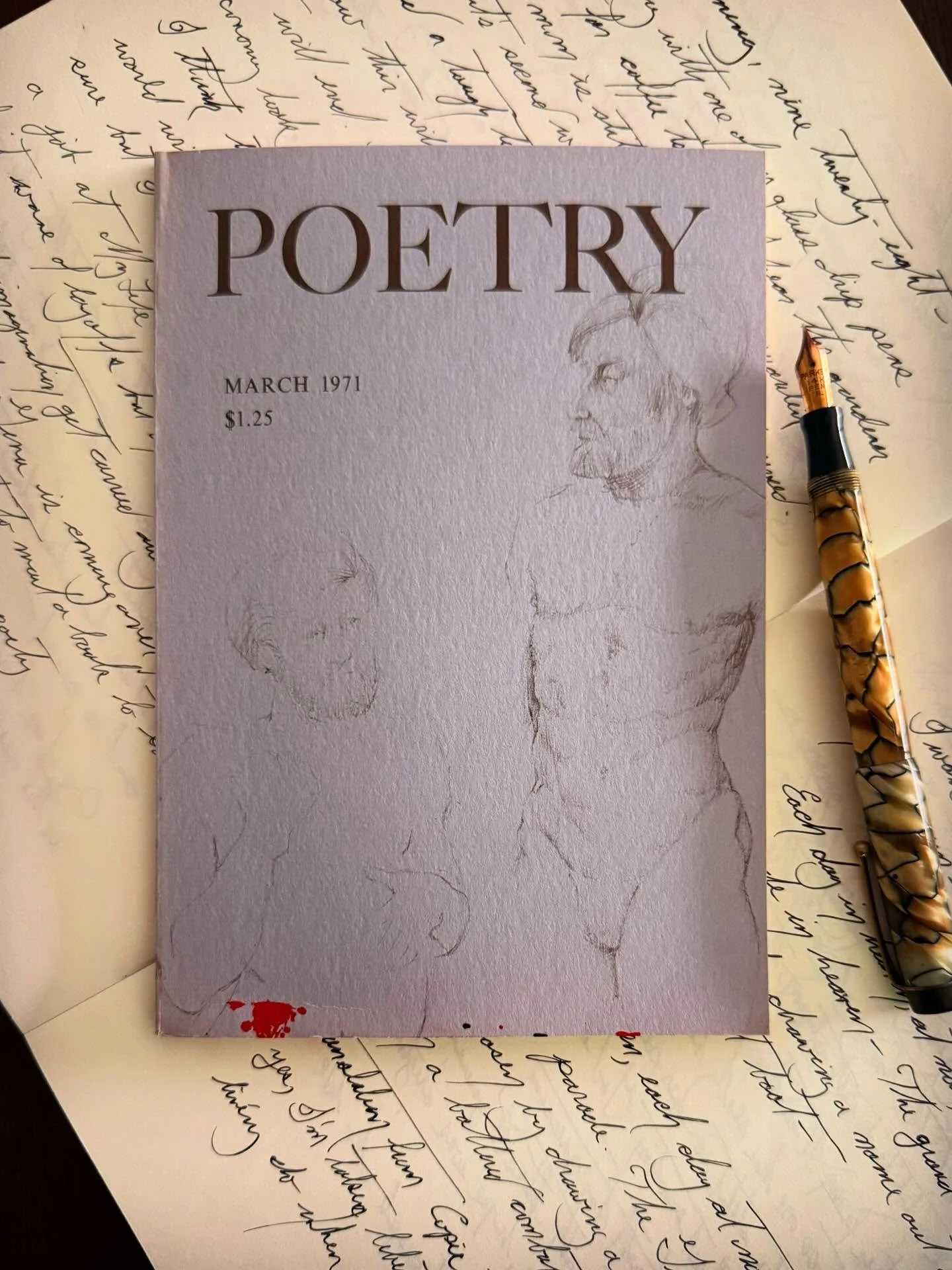 Do you ever wonder who was in the March 1971 issue of Poetry Magazine? Now you know! Albert Goldbarth, Stephen Dobyns, and Diane Wakowski were among the poets it published that month. Swipe to read one of the Dobyns poems and the Goldbarth poem.

#po