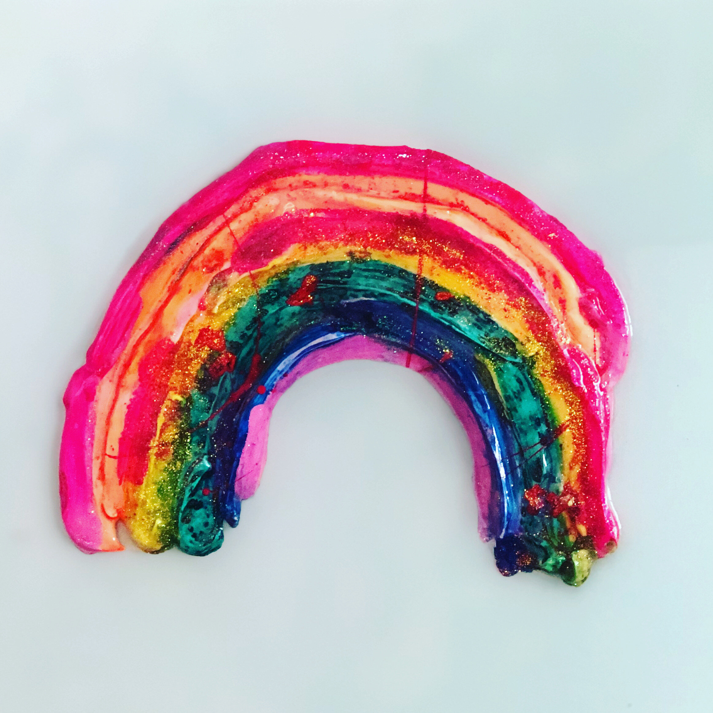 Rainbow on Blue, 2020