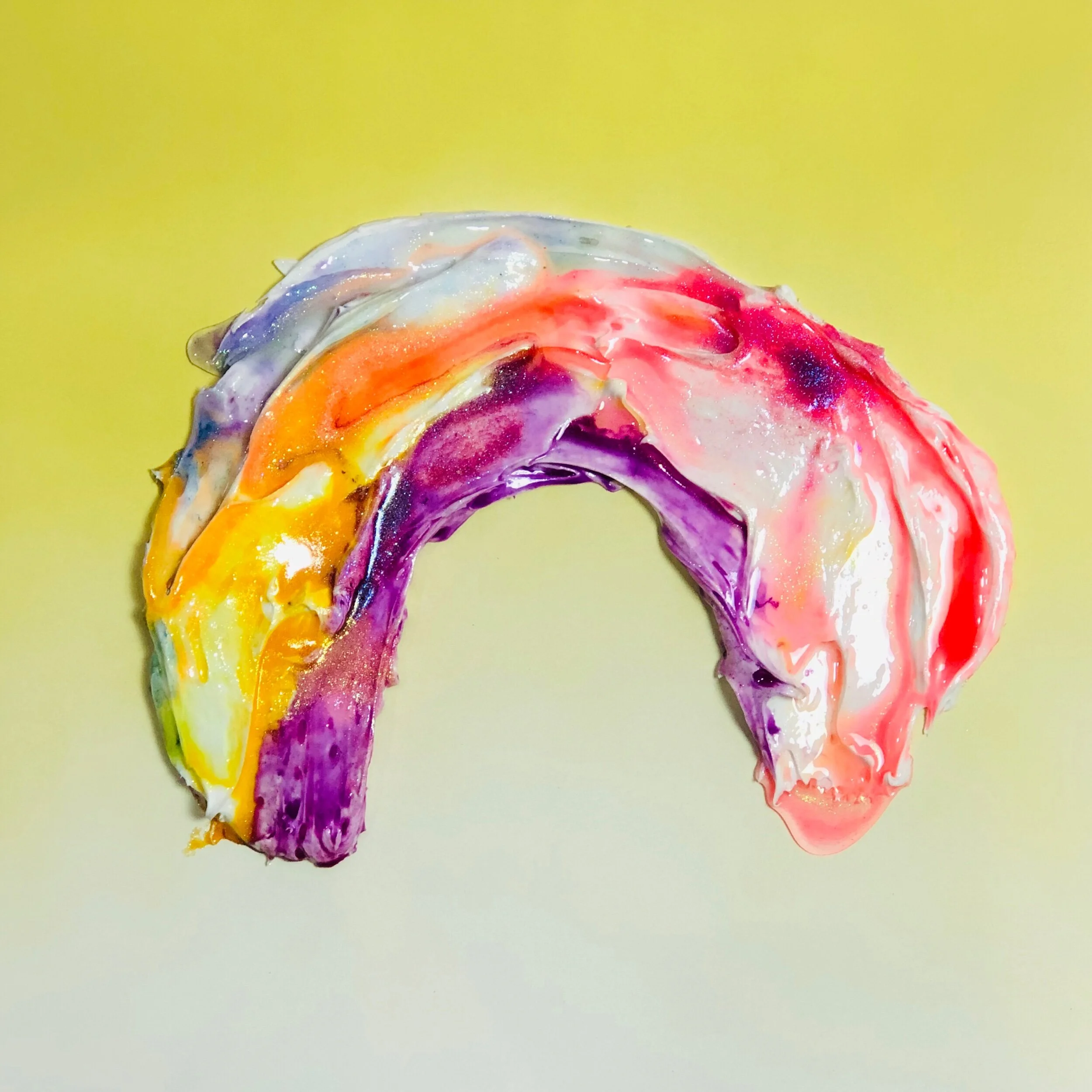 Rainbow on Yellow, 2020