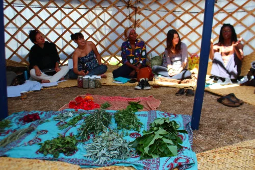 Photo taken from "La Loba Loca" blog during class