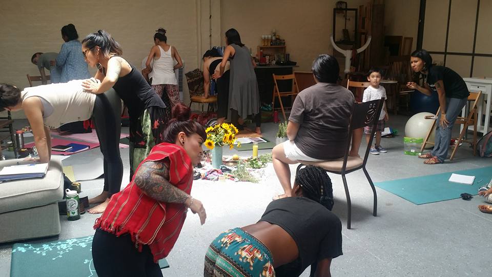 Day 2: Pre-natal care: yoga, massage, abortion companionship Photo by Mama Maiz