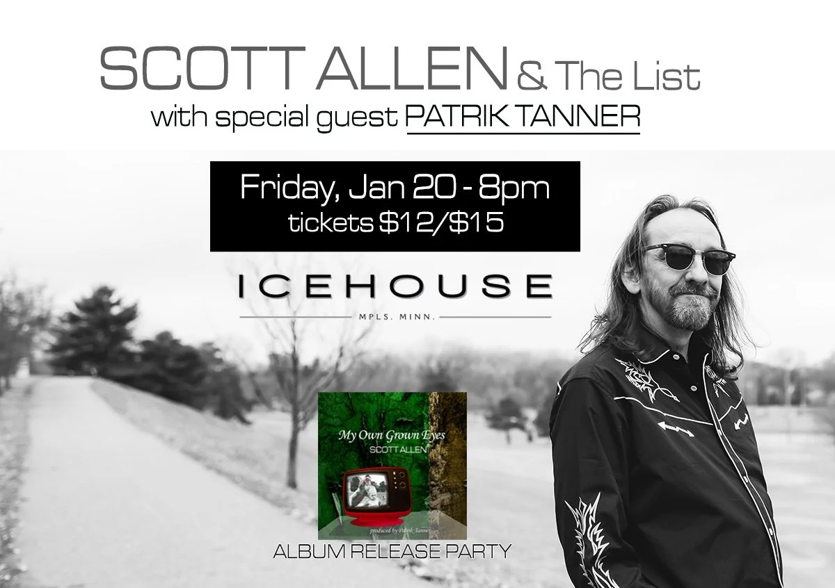 Scott Allen Album Release Party w/ Special Guest Patrik Tanner