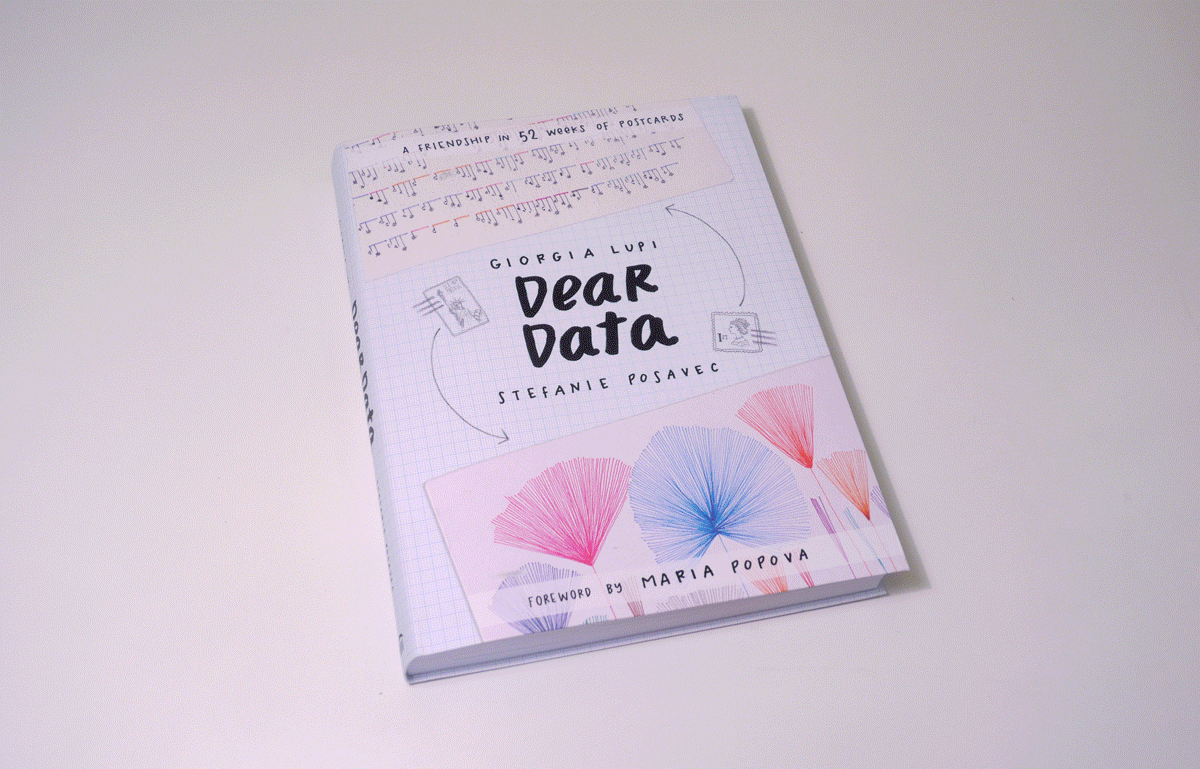 The Dear Data Book, check more about the project and the book at www.dear-data.com