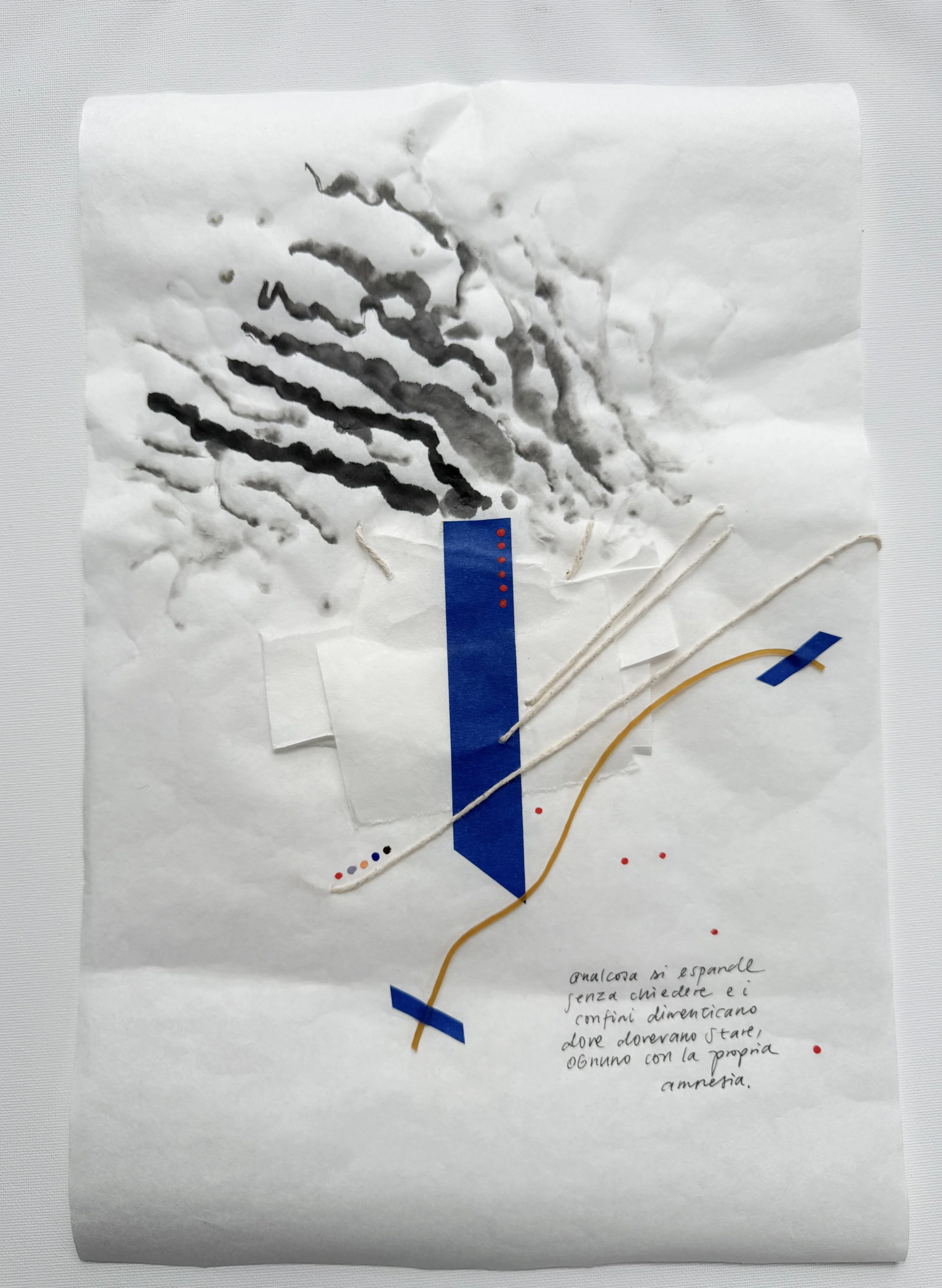  Something expands without asking and the boundaries forget where they were supposed to be each with their own amnesia. 