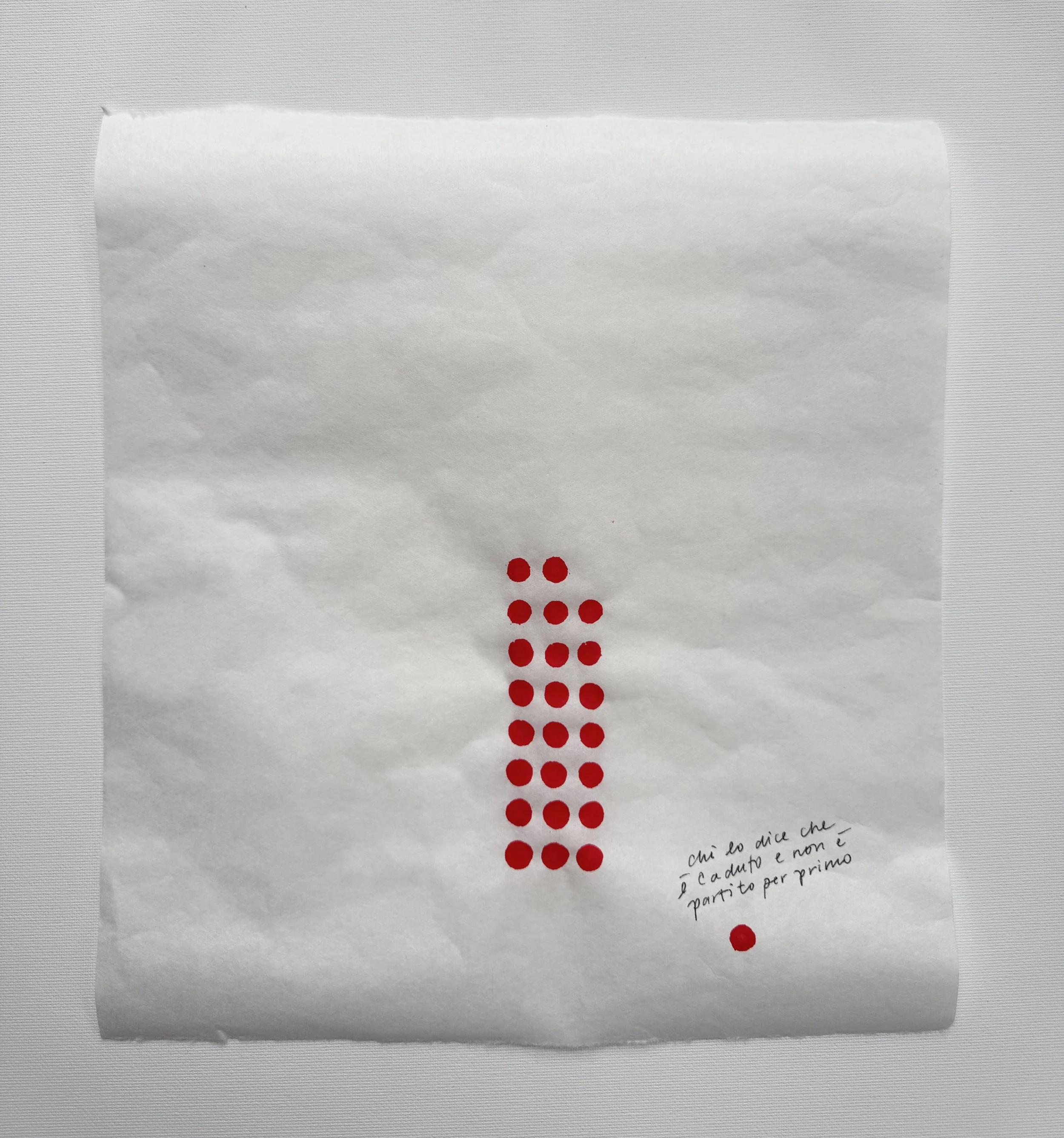  Who says it fell and didn't leave first 