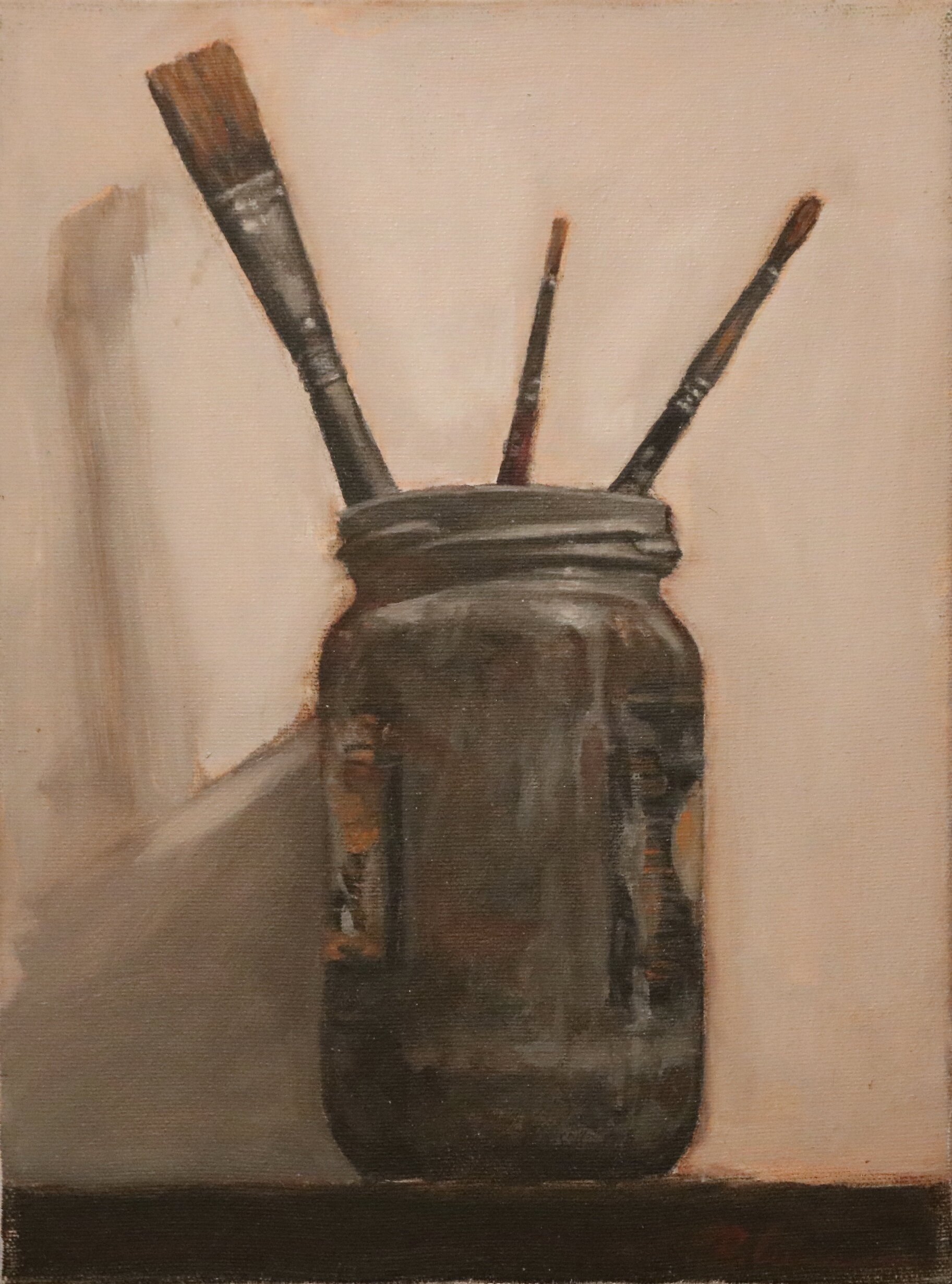 Jar with Brushes