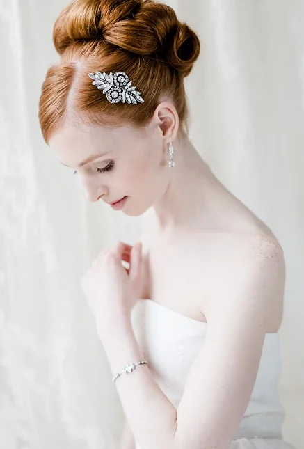 clear Swarovski crystal Astor bracelet