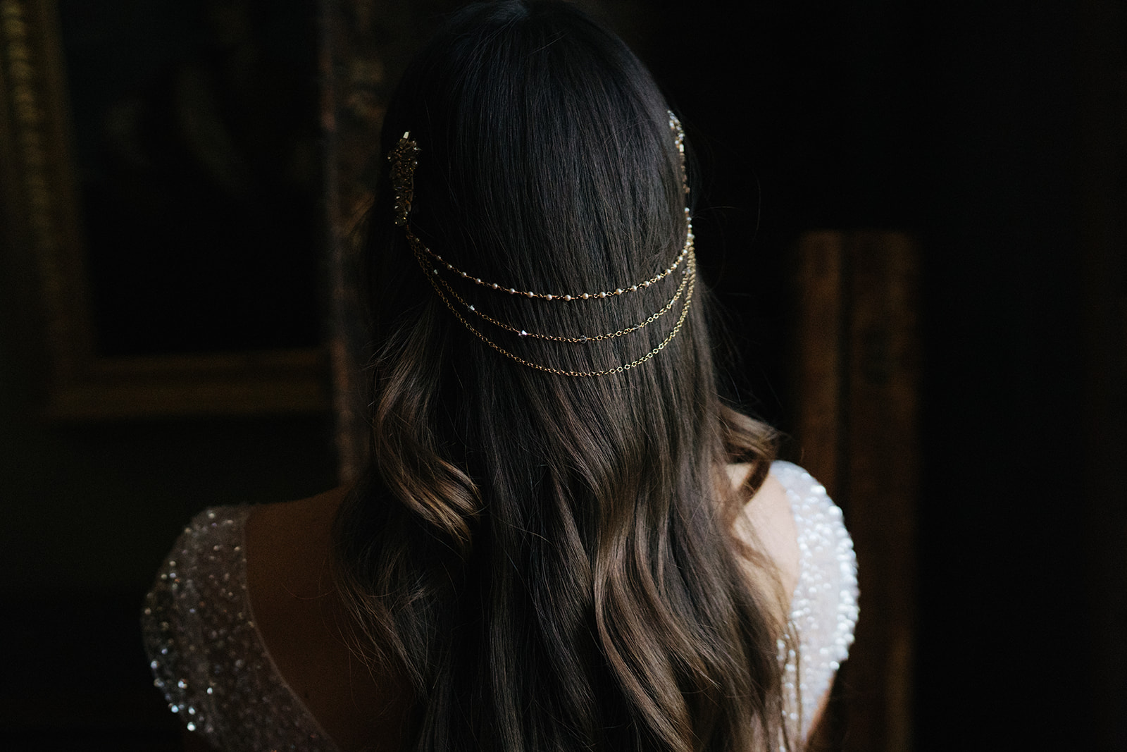 Infinity drape headdress
