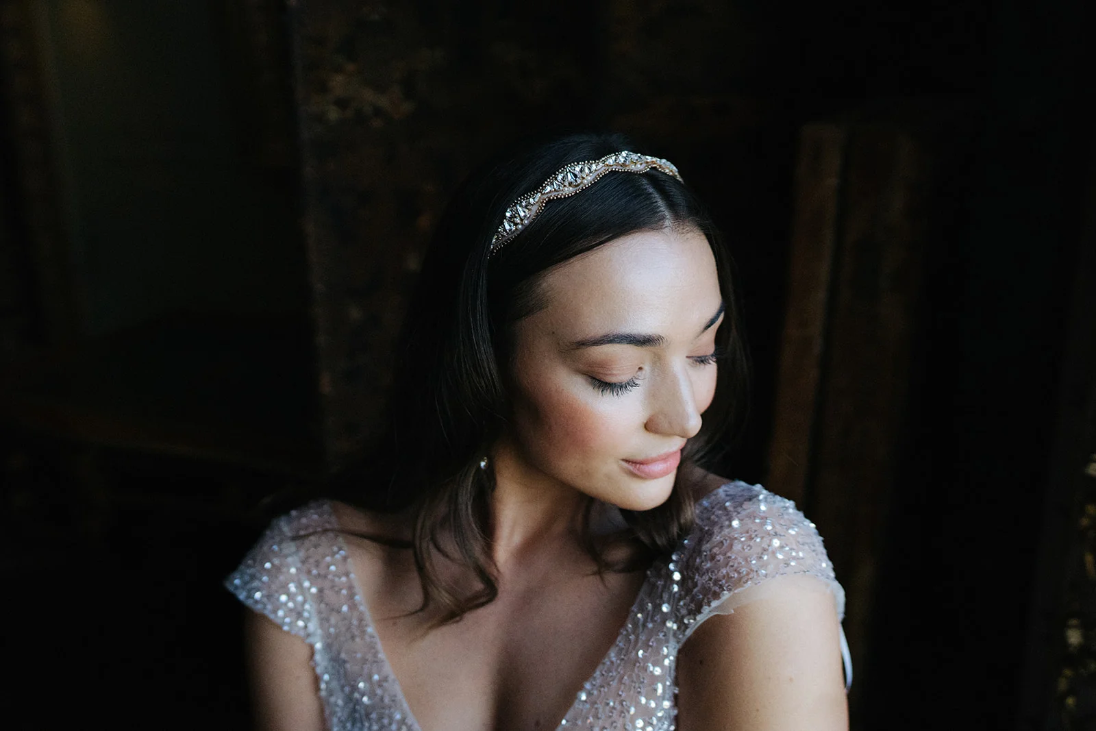 Eternity hand beaded headdress