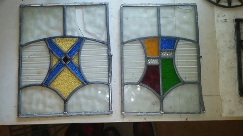 Antique panel before...
