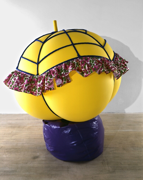 GIRL GUIDES (1 OF 7), 1994-1995, FABRIC, LATEX, PLASTIC, ROPE, 48"×45"×45"