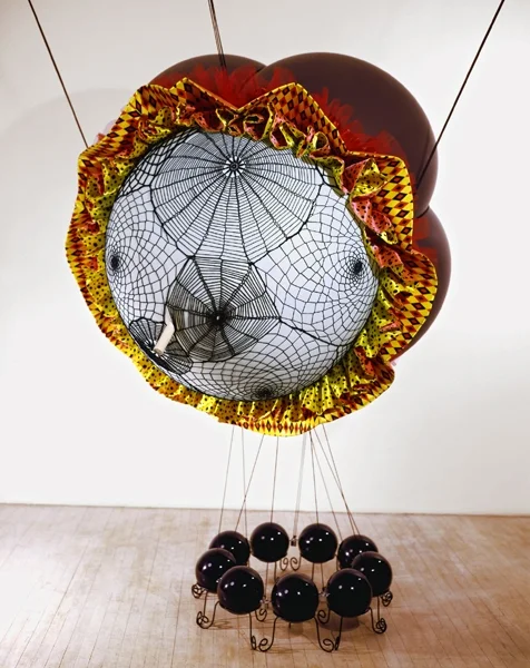 Spin Too!, latex, fabric, plastic, steel, rod iron, cotton 122"x84"x60" 1995