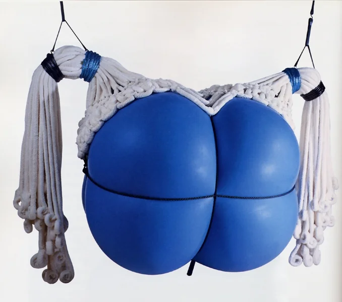 Neither Bigugly nor Smallnice, 1995, latex, cotton rubber, fabric, 60"×96"×60"