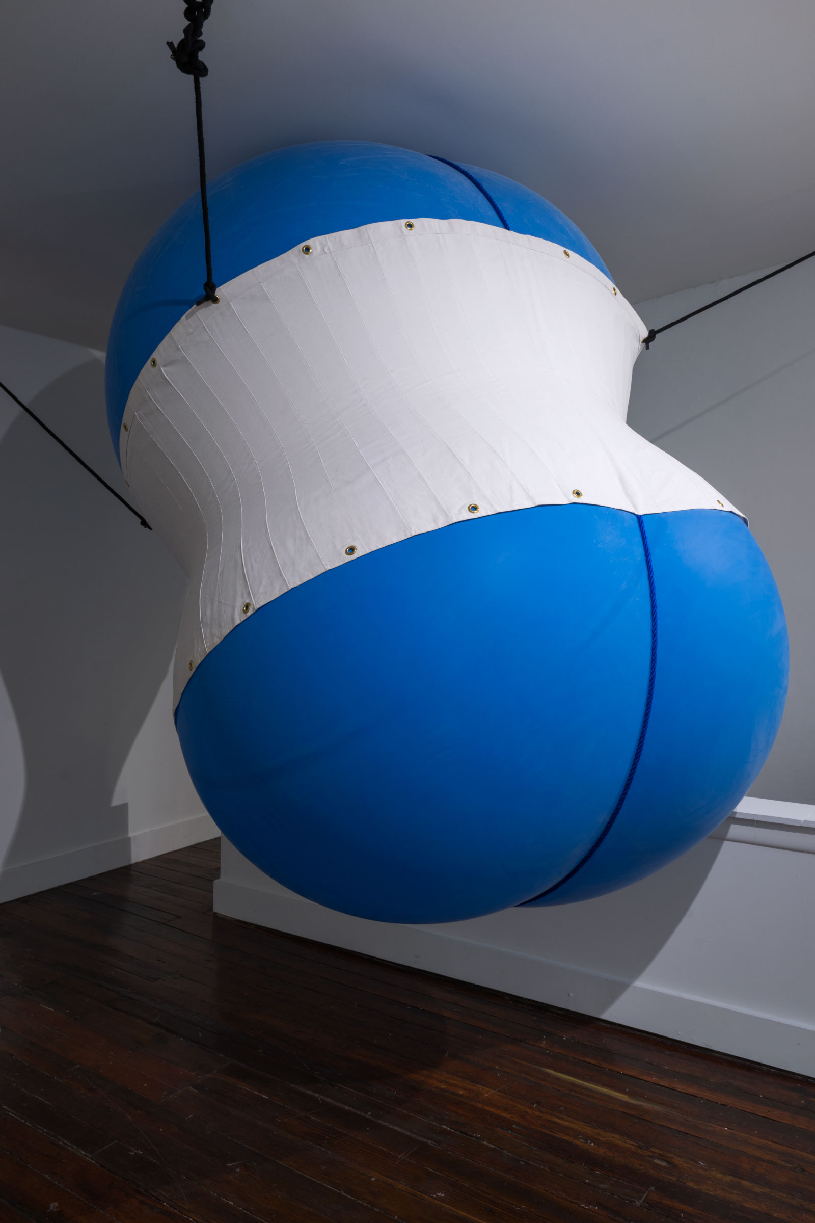 BLUE MOON, REAR VIEW, 76 X 60 X 60 INCHES, INSTALLATION VARIABLE, 1998