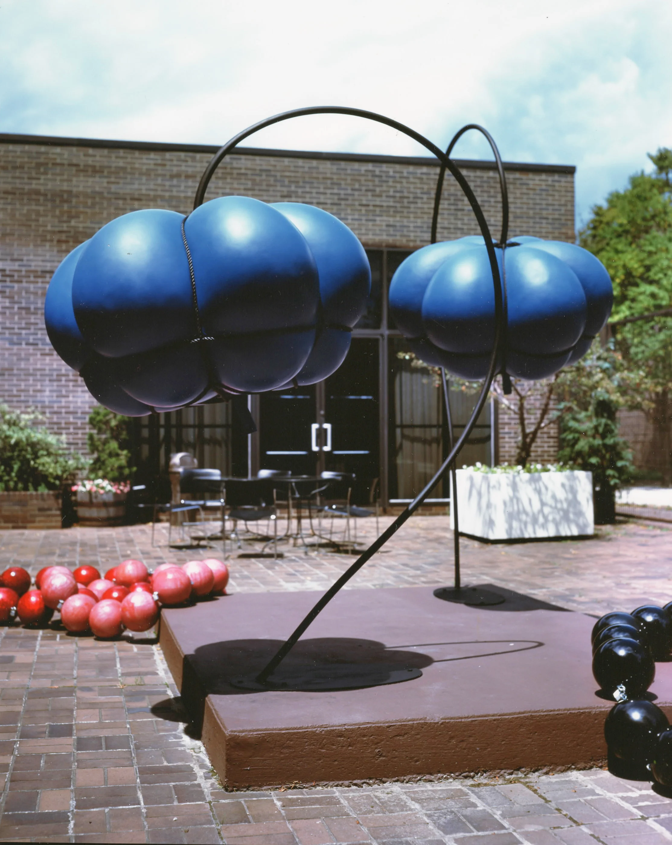 Buds and the Beads, Neuberger Museum, 1998Installation of Budlettes, Ruby Juby and No End