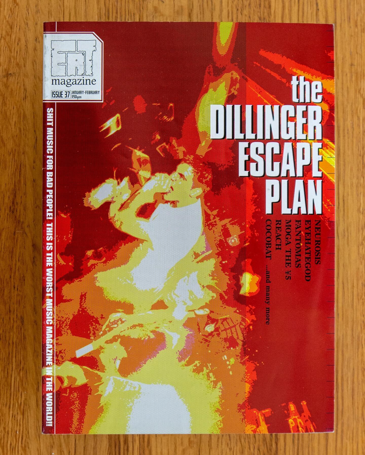 Finally found a copy of #eatmagazinejapan with @dminakakis of @dillingerescapeplan with a photo of mine from 1999/2000.  Tucked inside the page was a print that was used in the DEP article.  I think I have to thank @pelletsean for the magazine we he 