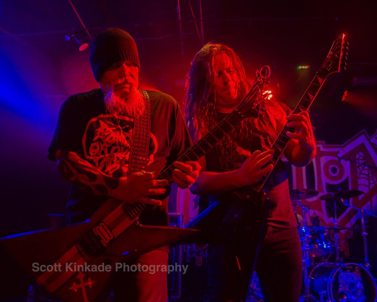 @left_to_die_official playing classic Death LP &ldquo;Leprosy&rdquo; and &ldquo;Scream Bloody Gore&rdquo; LP live @undrgroundarts in Philadelphia!  As the evening went on I could see @mattharveymustbedestroyed morphing into Chuck Schuldiner as he cha