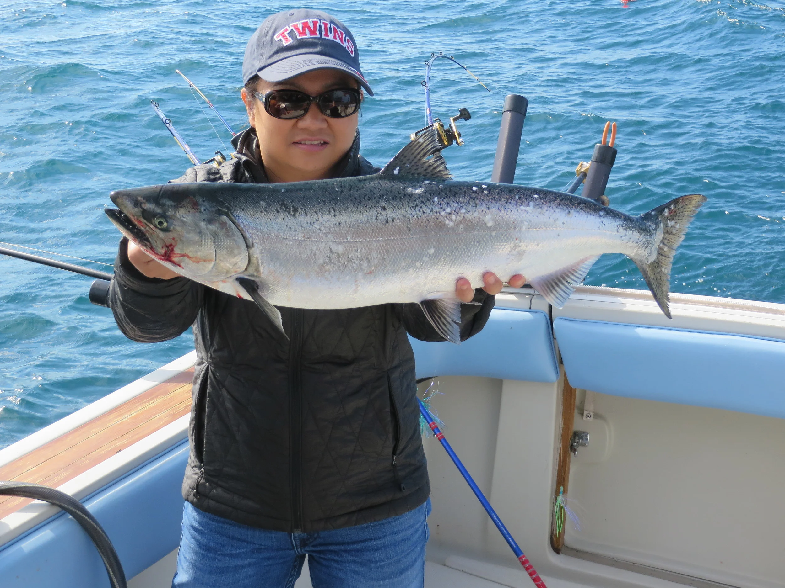 Charter fishing for King Salmon - Outcast Charter Fishing - Port Washington, WI