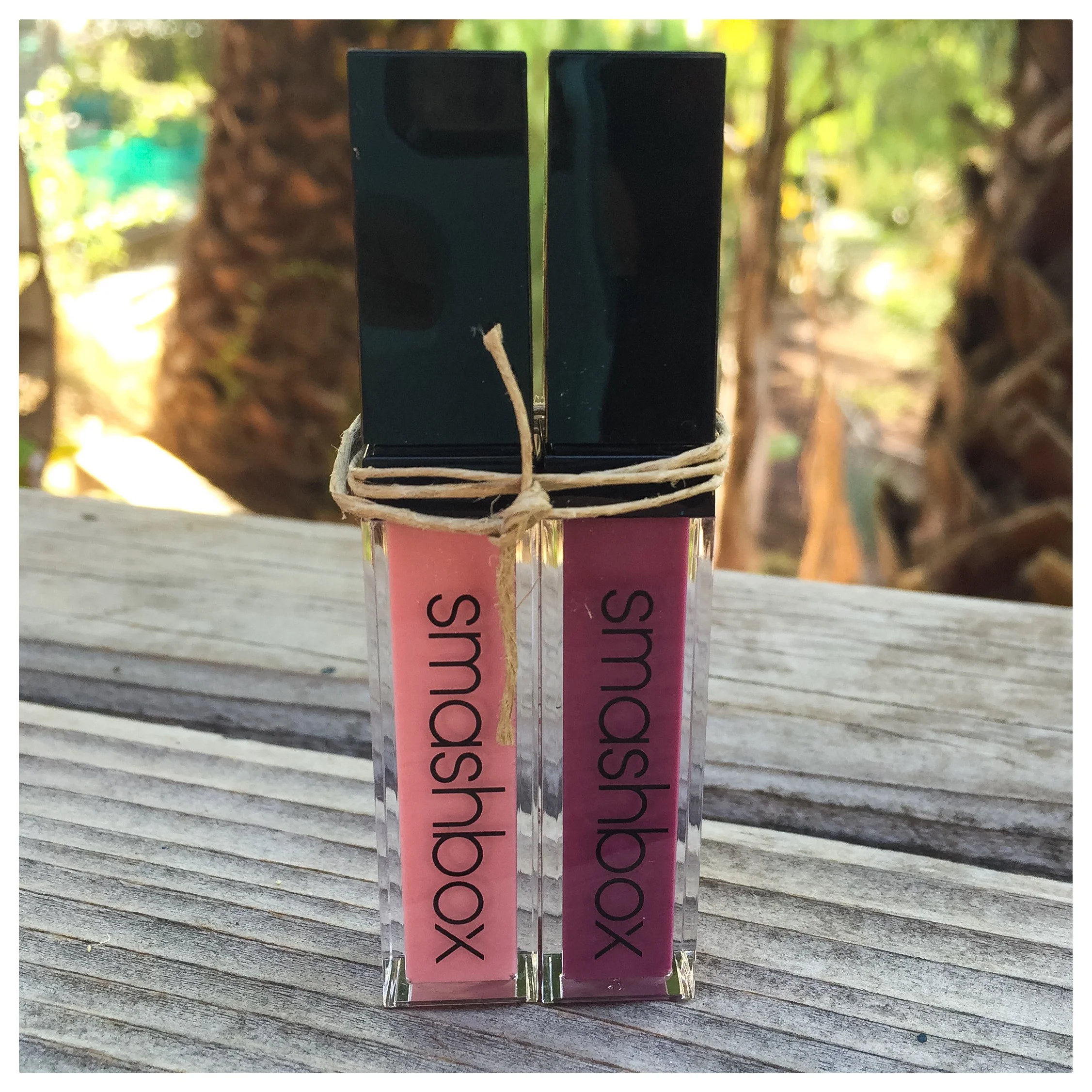 Because those cozy, book reading, coffee sipping days can't last forever- a little something to help you get out the door. Lipgloss from Smashbox . You're welcome.
