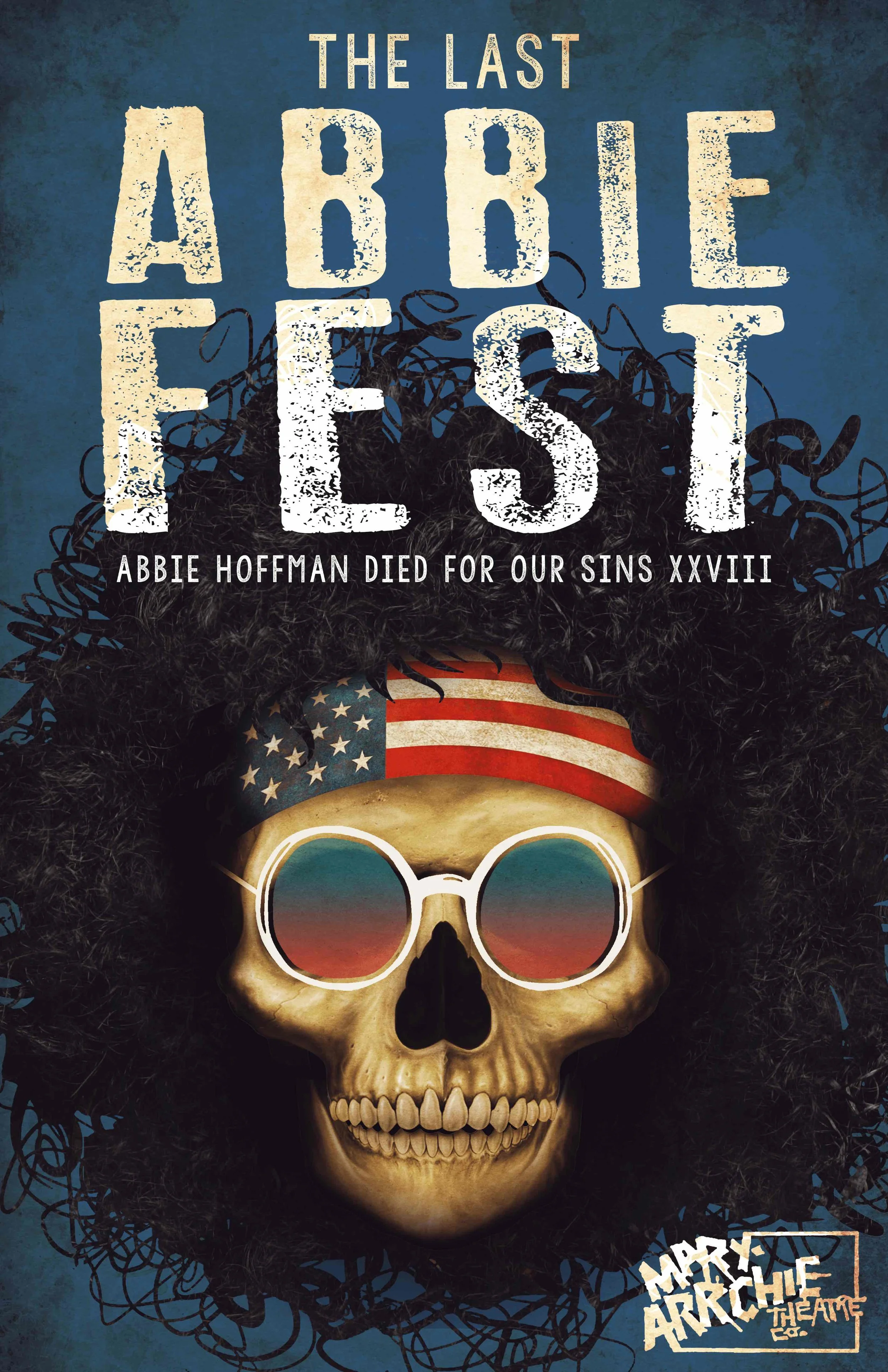 The skull of Abbie Hoffman seemed like the proper symbol for the end of this era in Chicago theatre.