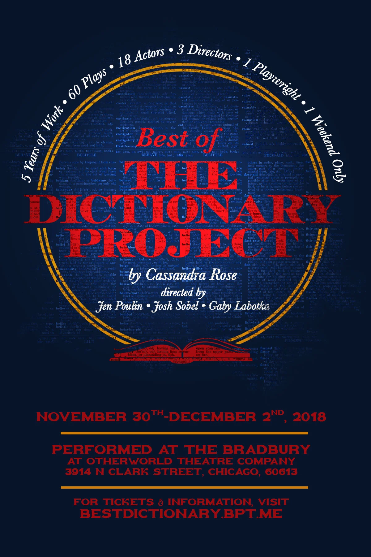 The Dictionary Project, 2018