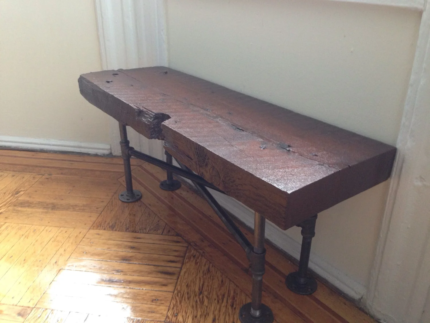 Reclaimed Wood Bench