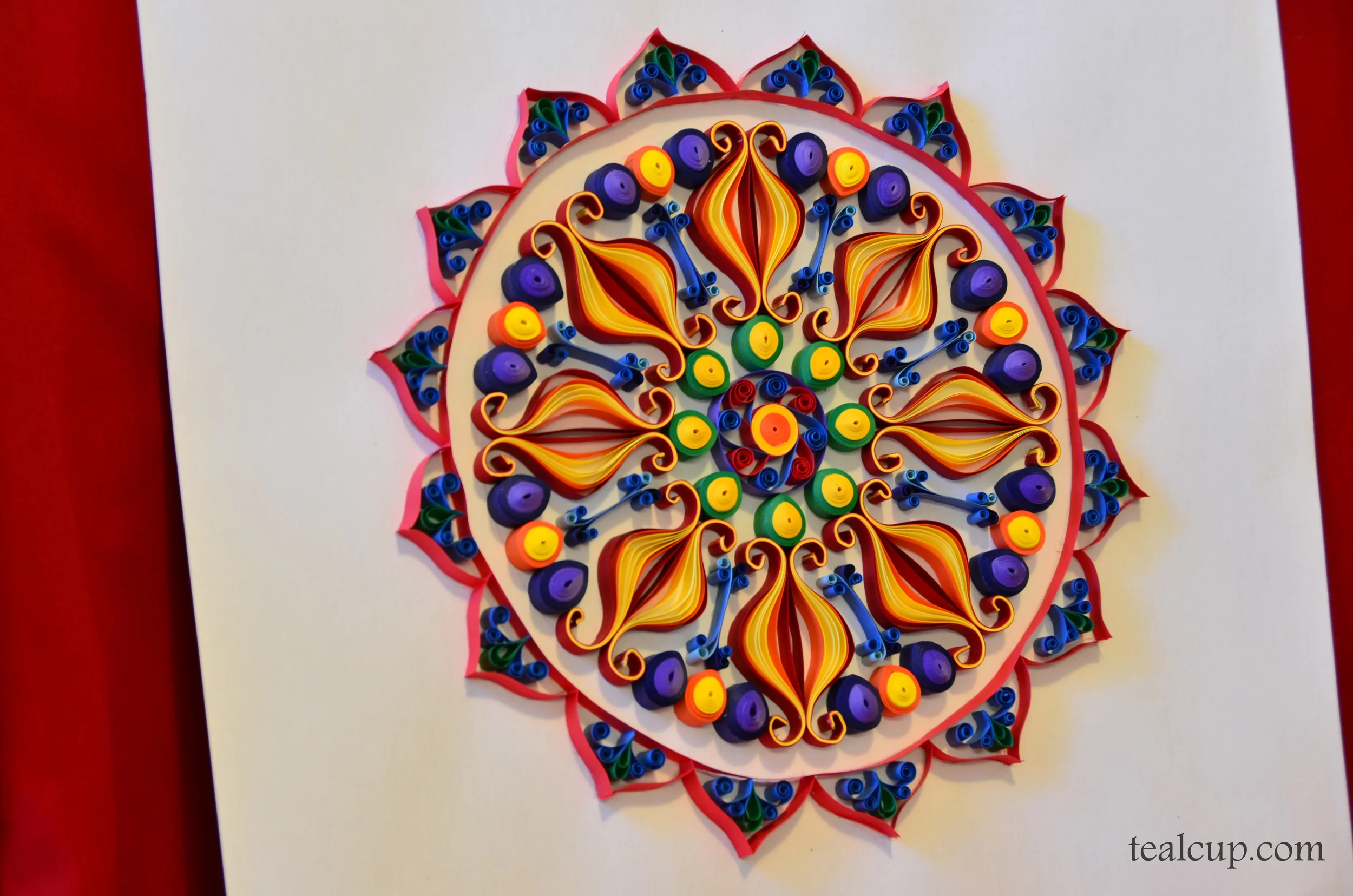 tealcup quilling gallery - Mandala 2