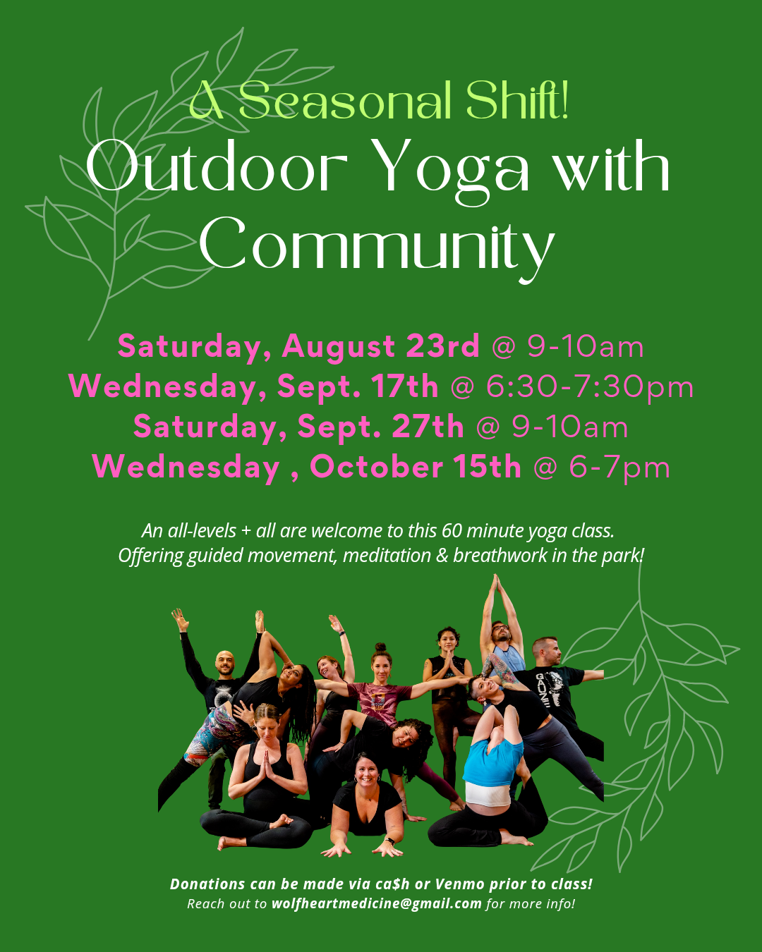 Outdoor Yoga Flows w/ MJ Heart