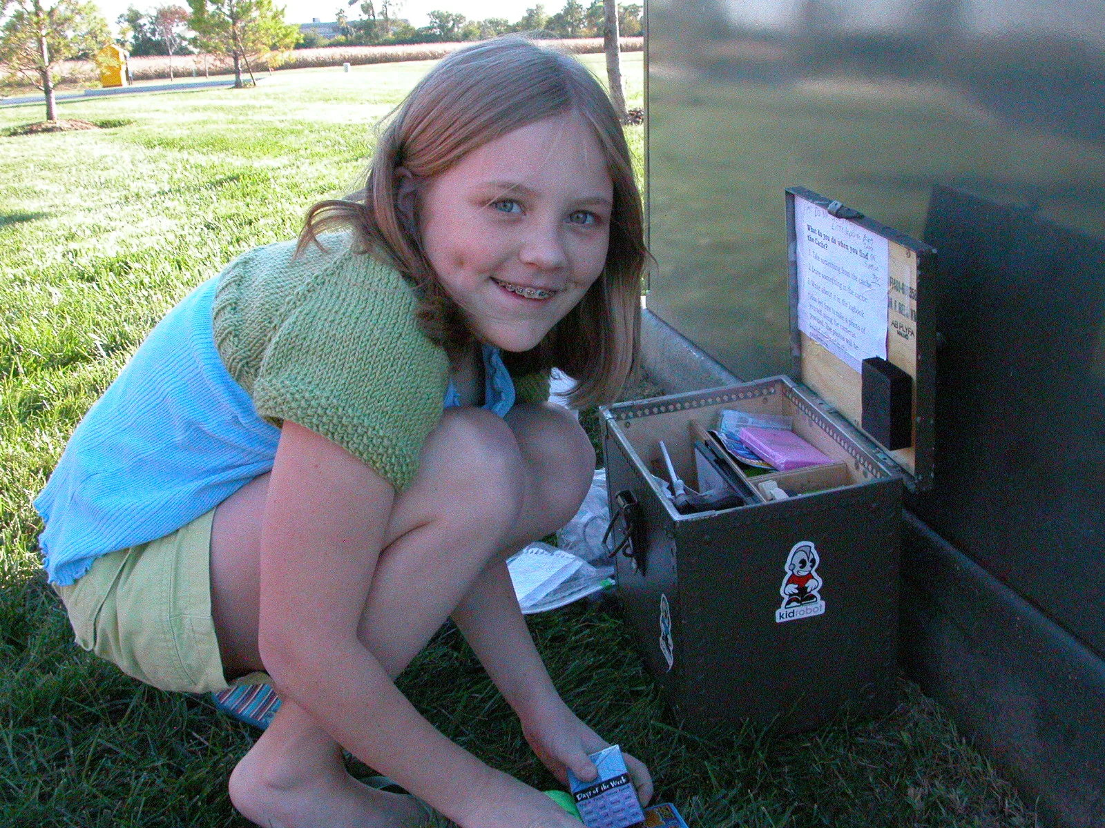 What's in the geocache?
