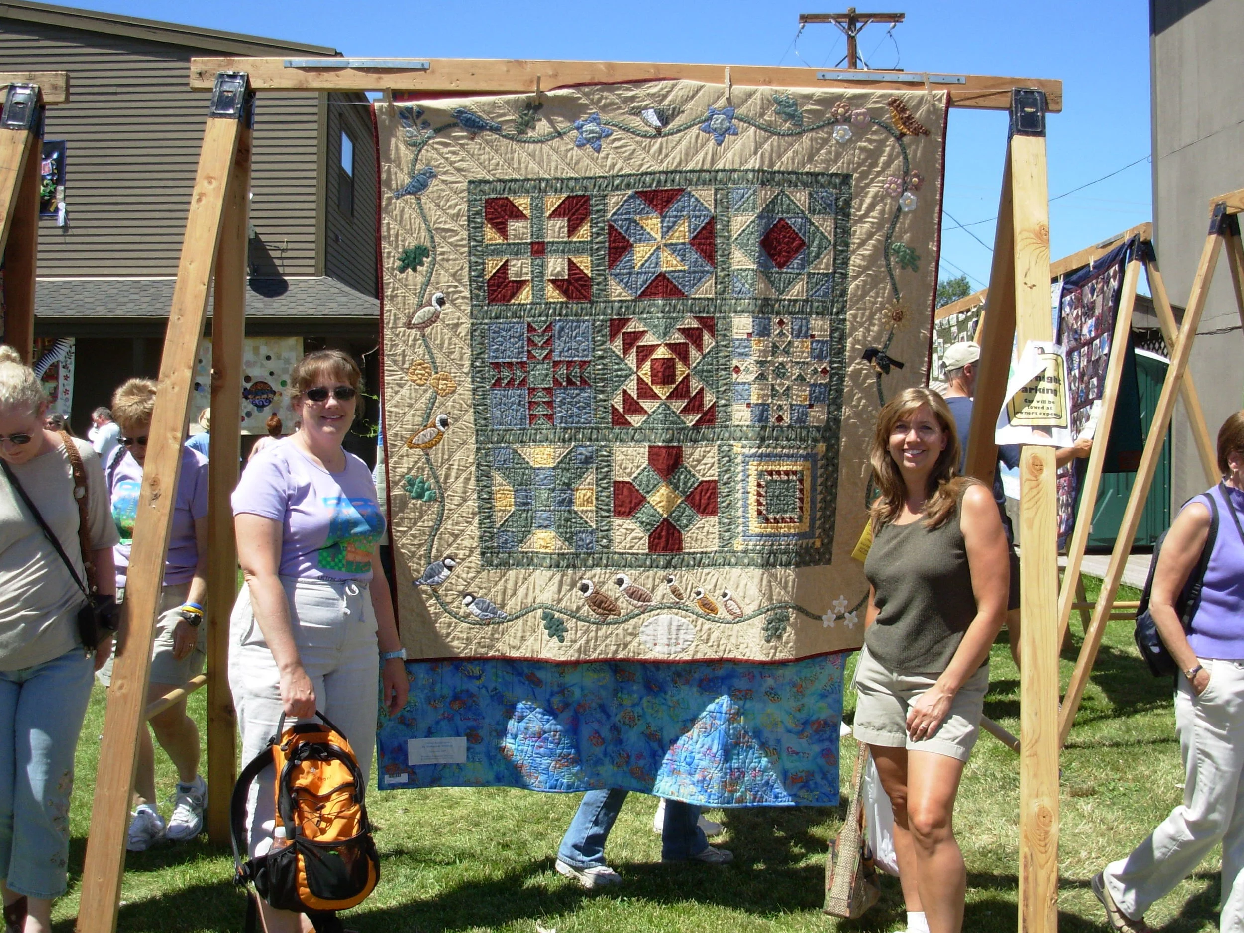 40th Anniversary Quilt for our parents, by me and Cheryl.