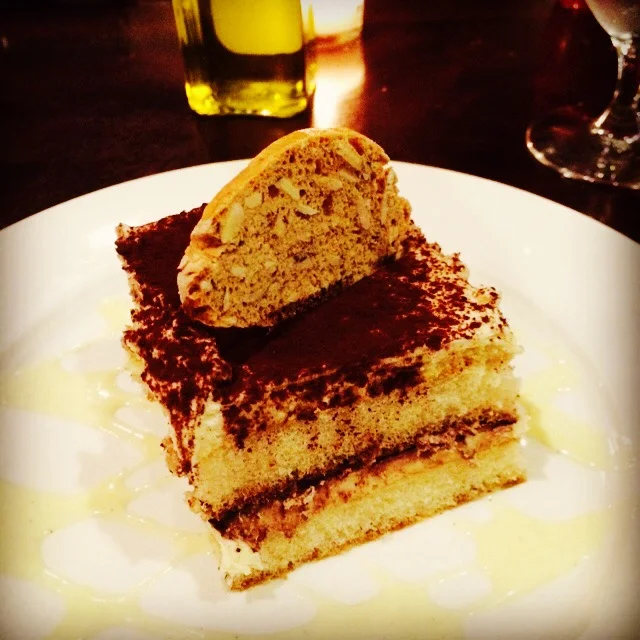 Tiramisu at Pazzo- YUM!
