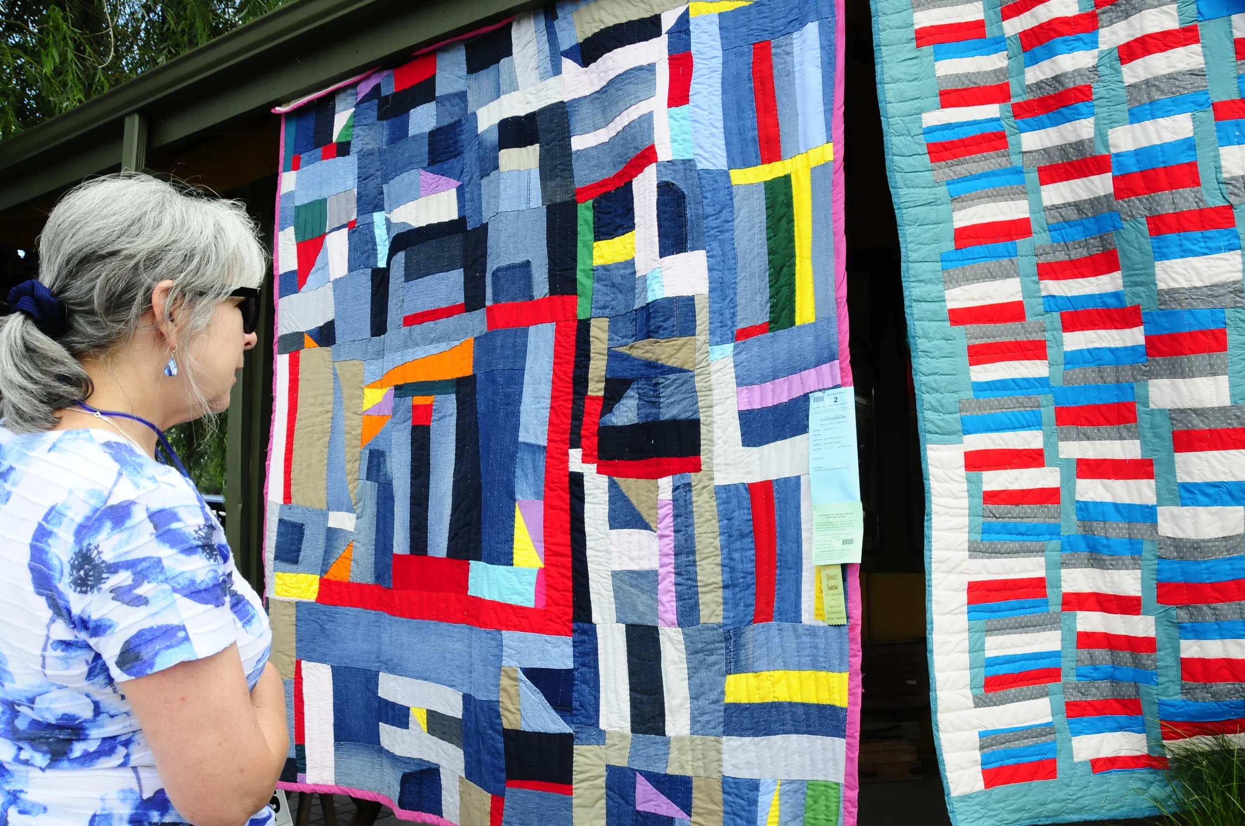 Denim Block with Pink by Stella Mae Pettway
