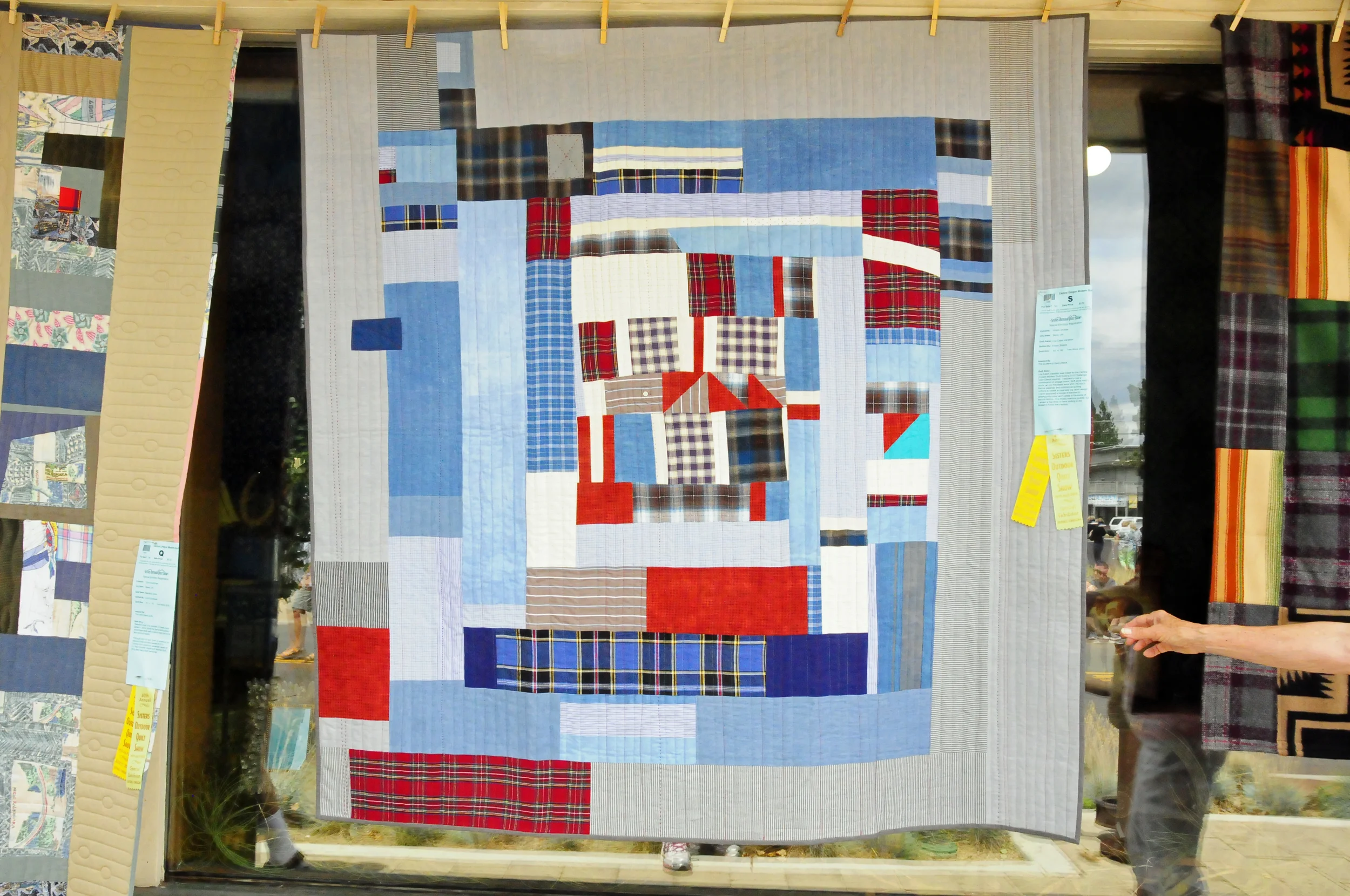 Log Cabin Variation by Kristin Shields