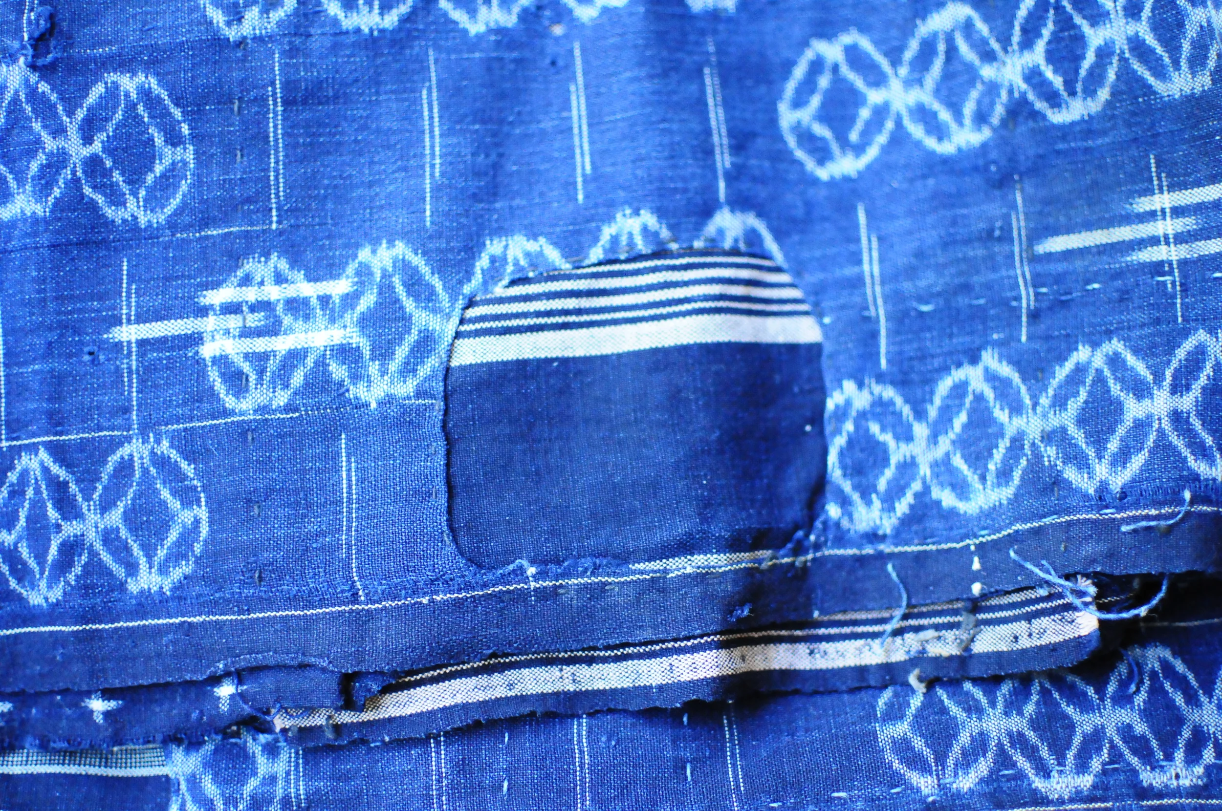Detail of Japanese boro piece.