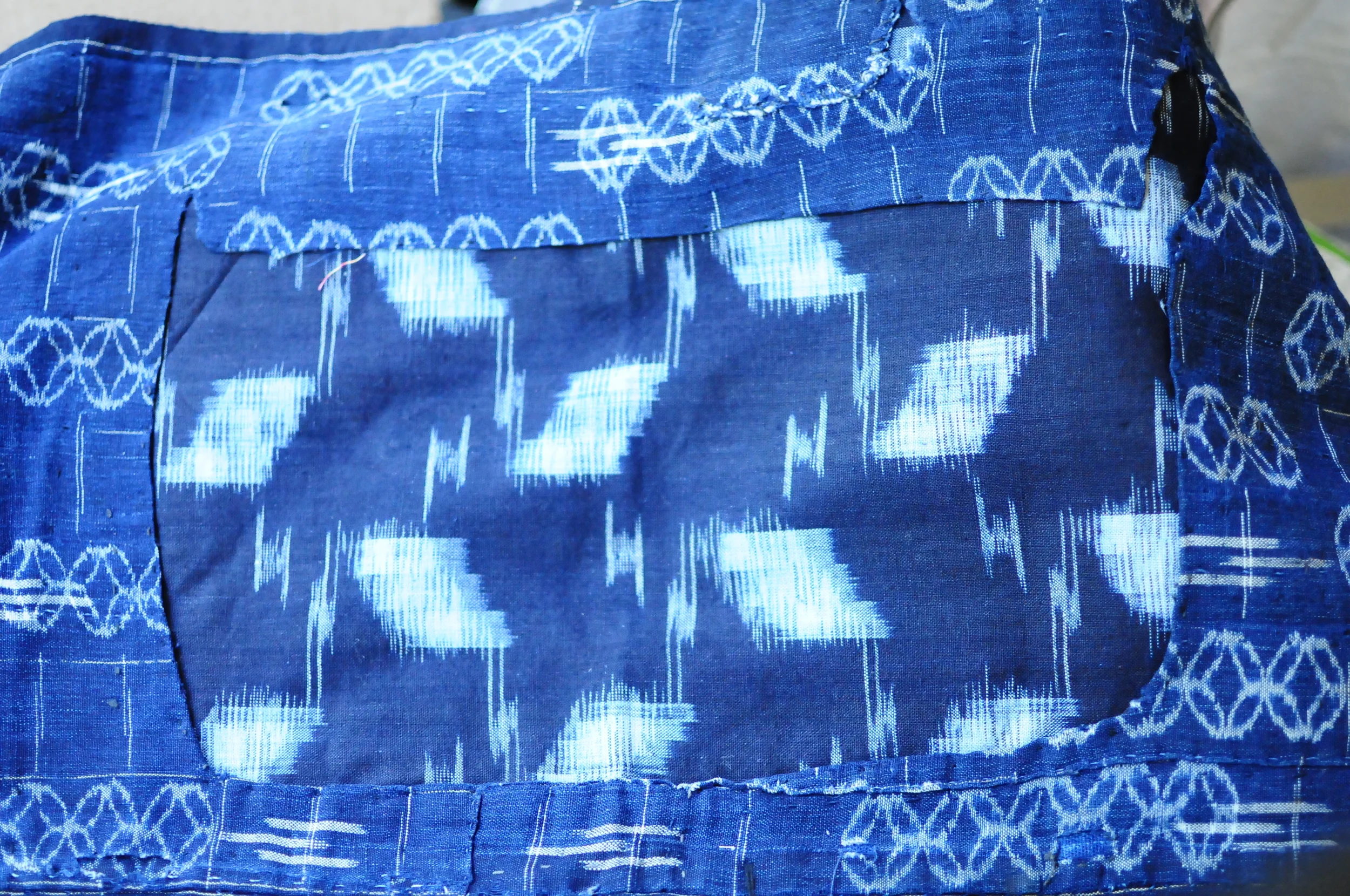 Detail of Japanese boro piece.