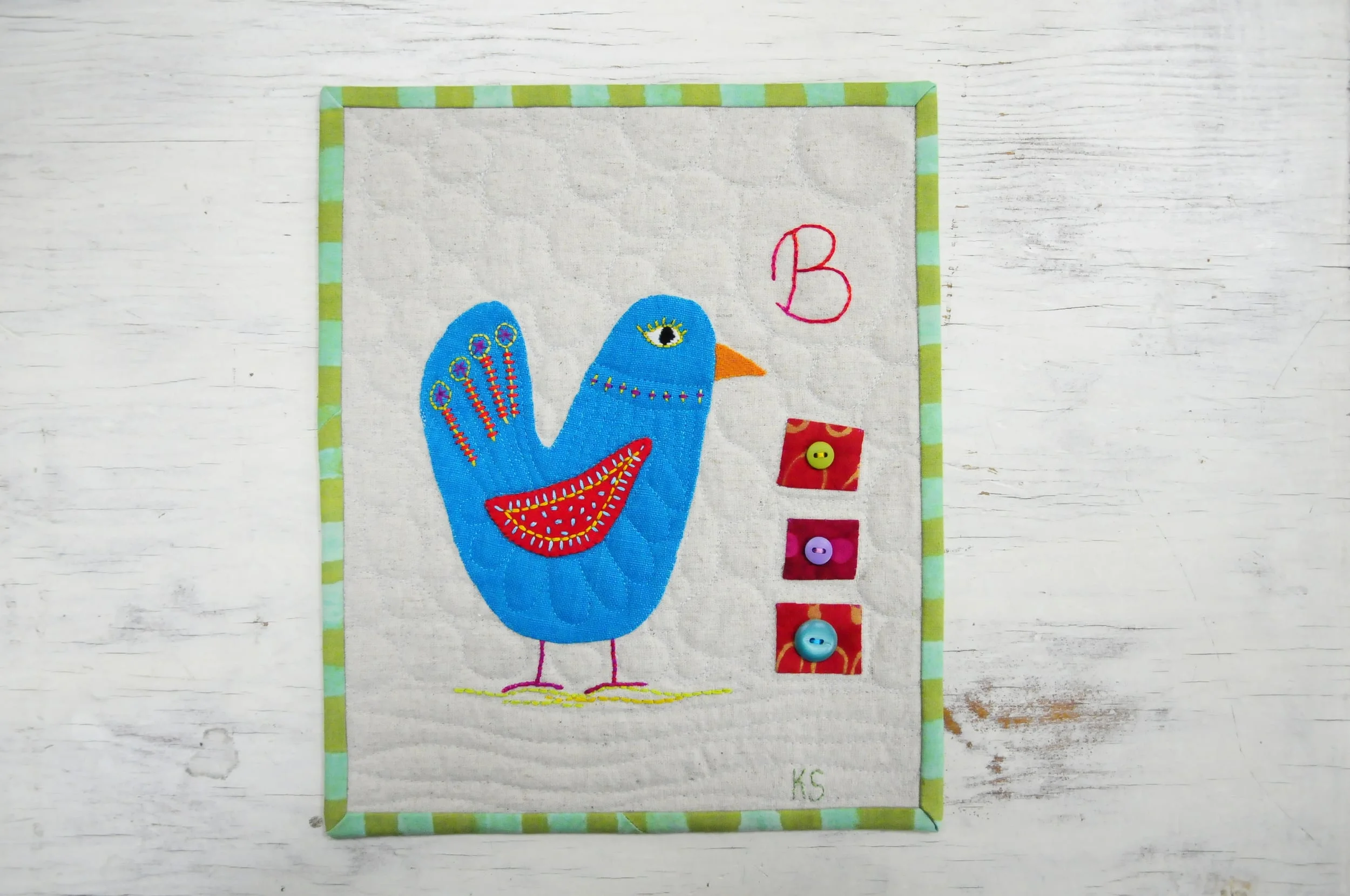 B is for Birds, Buttons and Bubbles