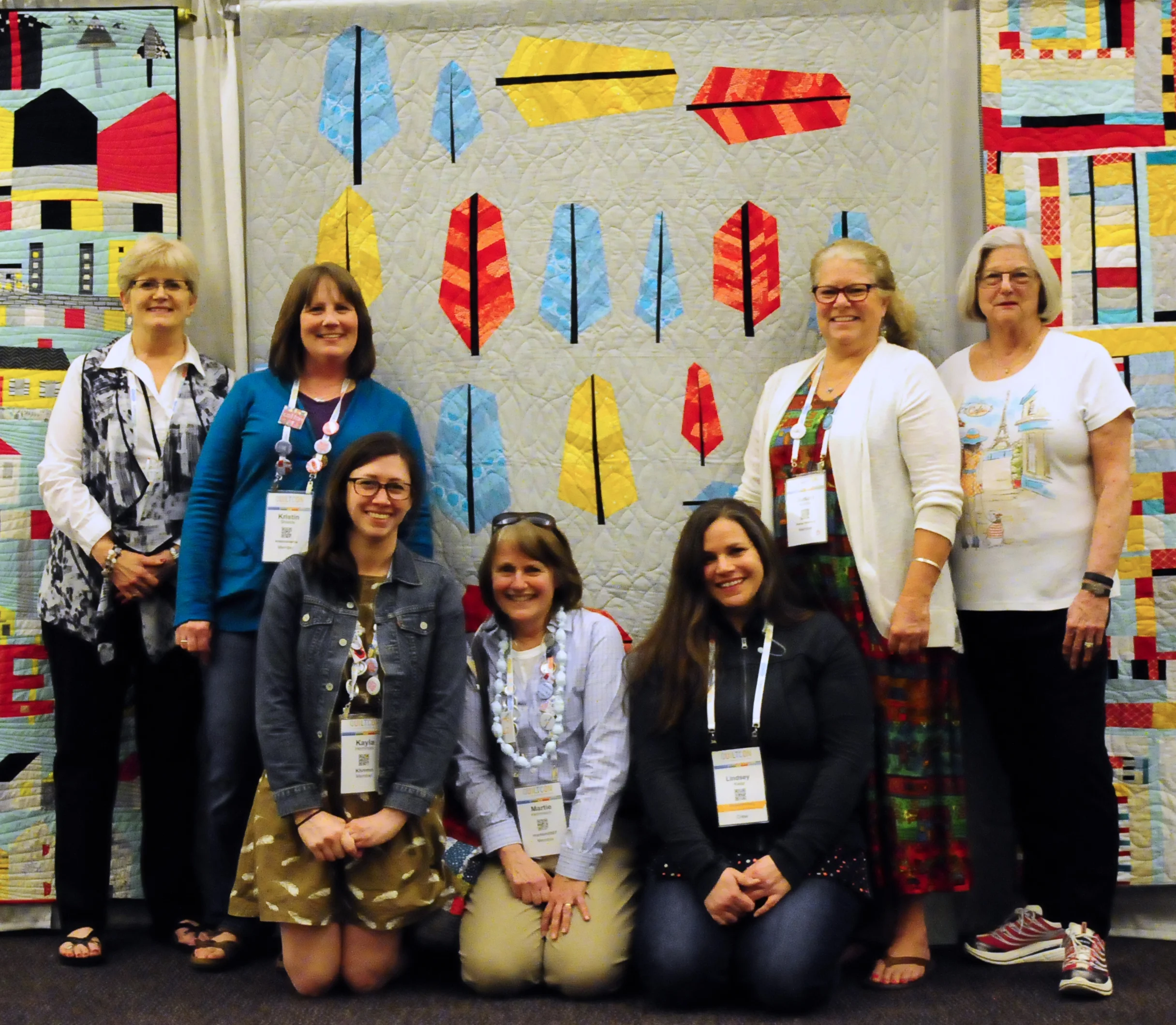 Me and my Central Oregon Modern Quilt Guild friends!