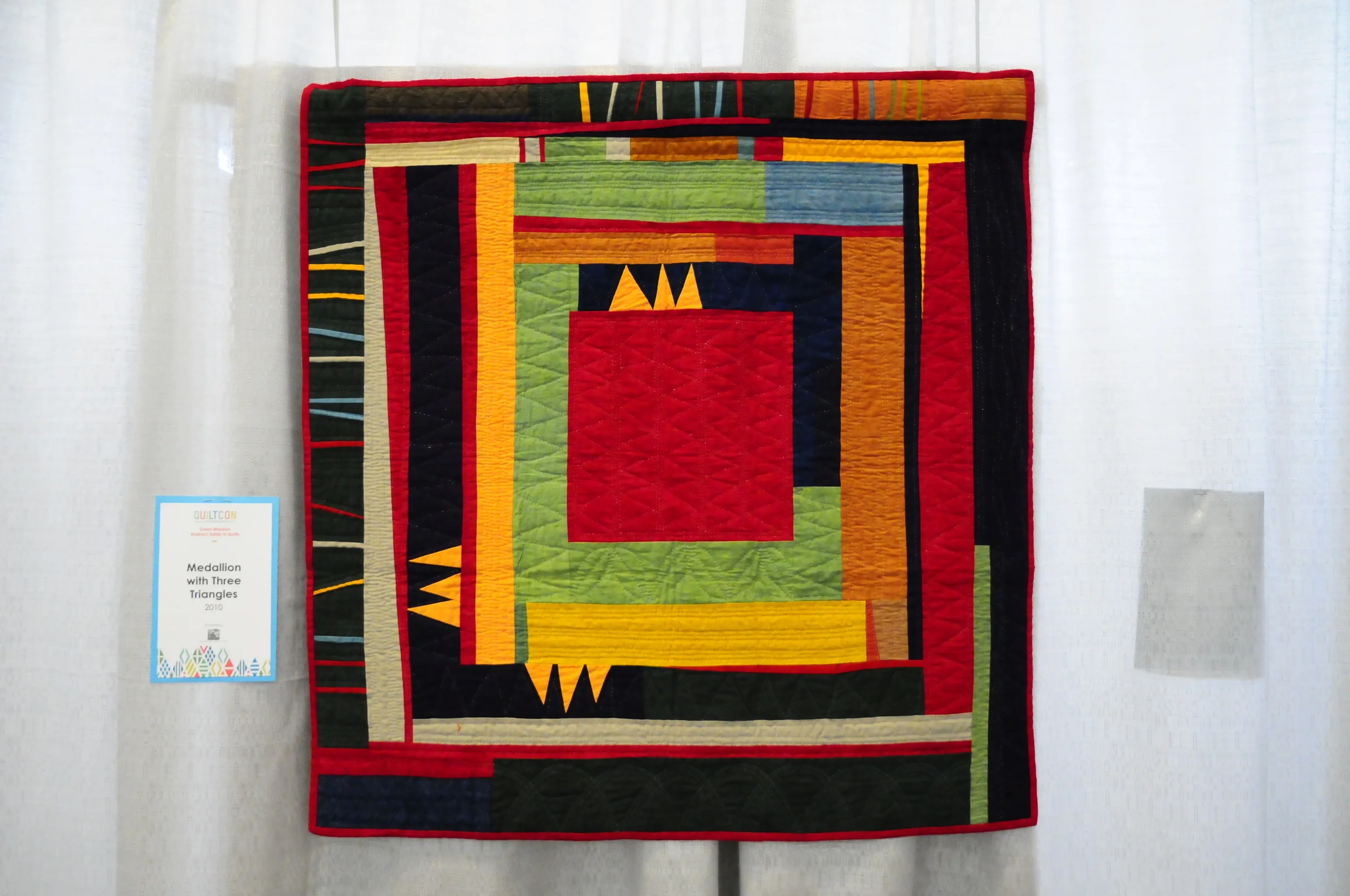 Medallion with Three Triangles by Gwen Marston
