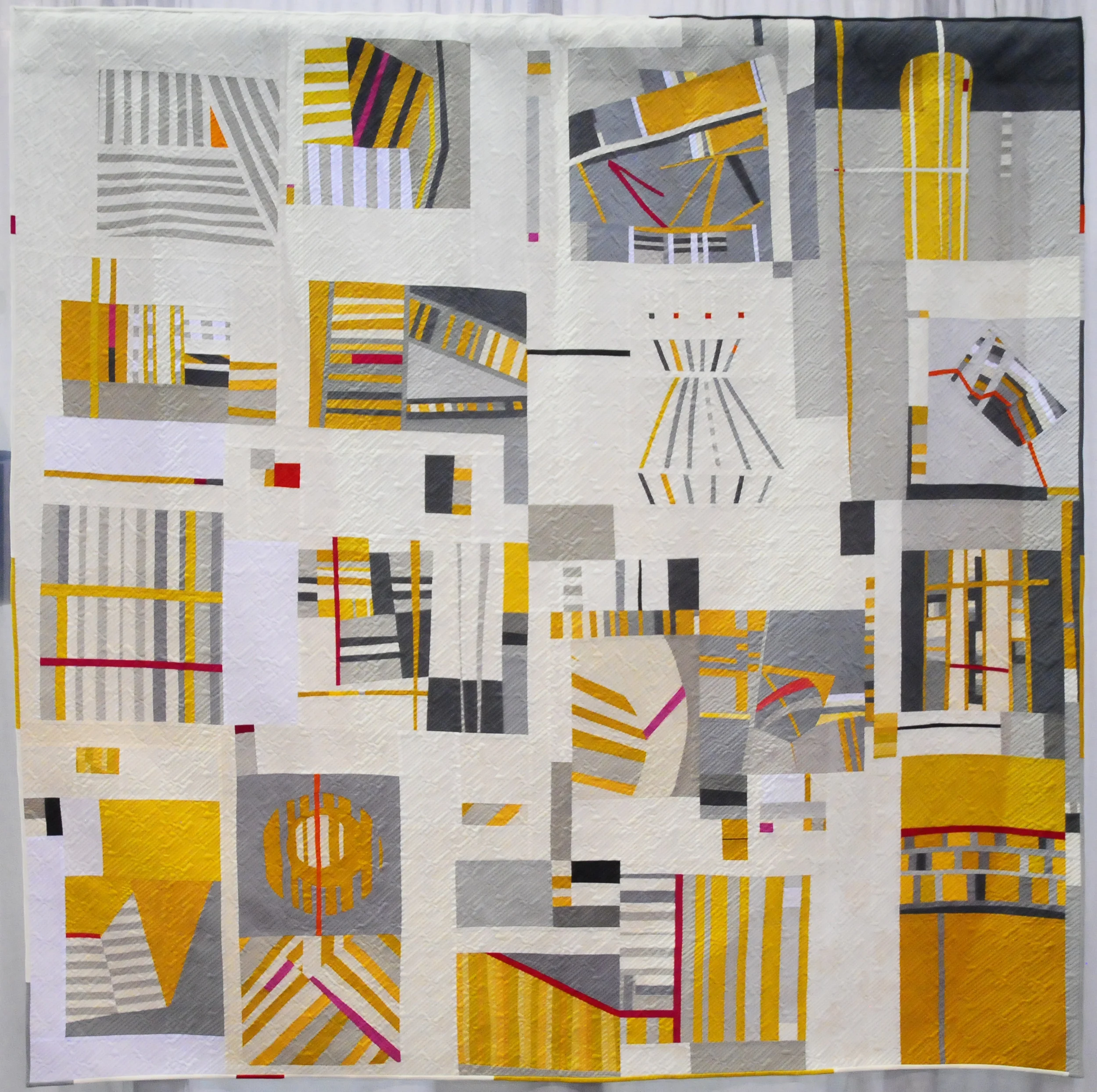 Direction Optional, Stephanie Ruyle ( @spontaneousthreads ), First Place Group or Bee Quilts