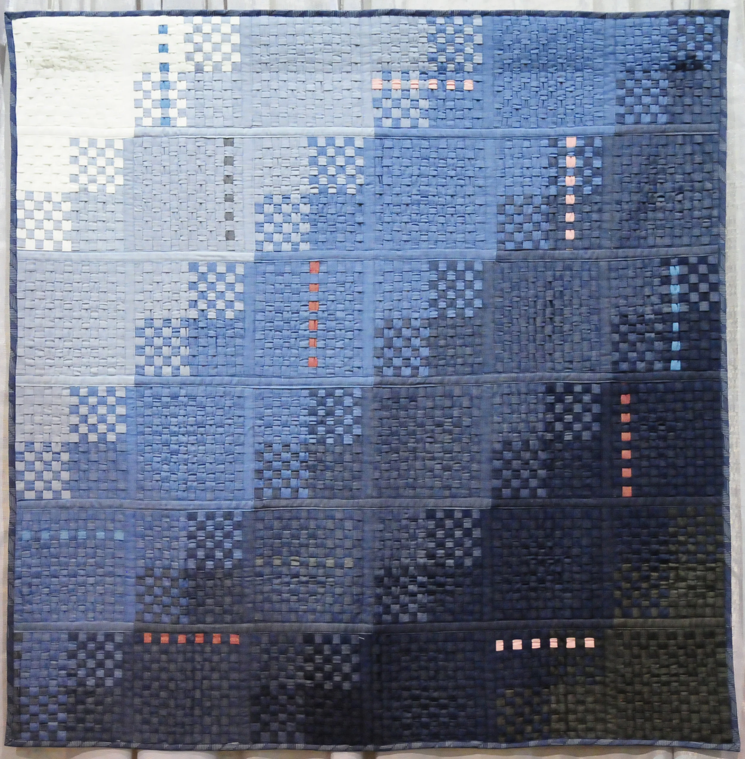 Gradient in Denim by Mathew Boudreaux ( @misterdomestic ) (detail below)