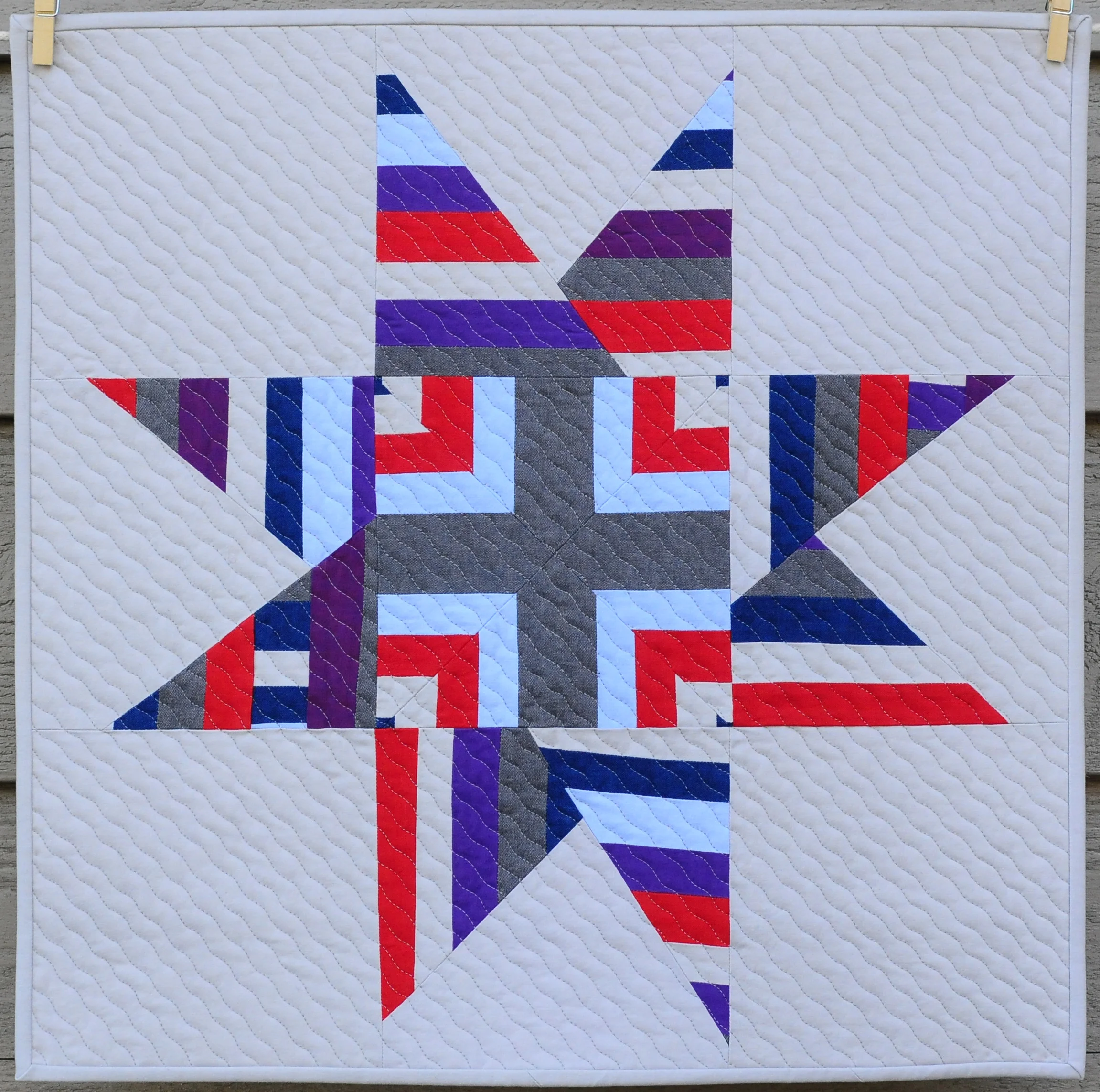 Star-Crossed Strings Sample, 22x22, sold